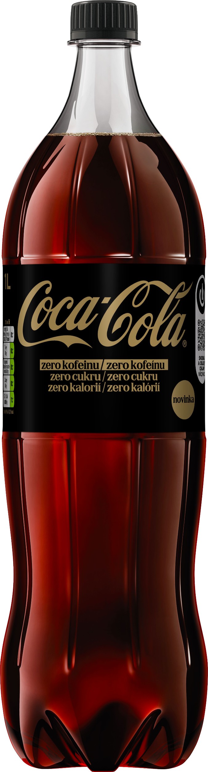 Nápoje - 1l Coca - Cola Zero Zero (Zero Coffeine)