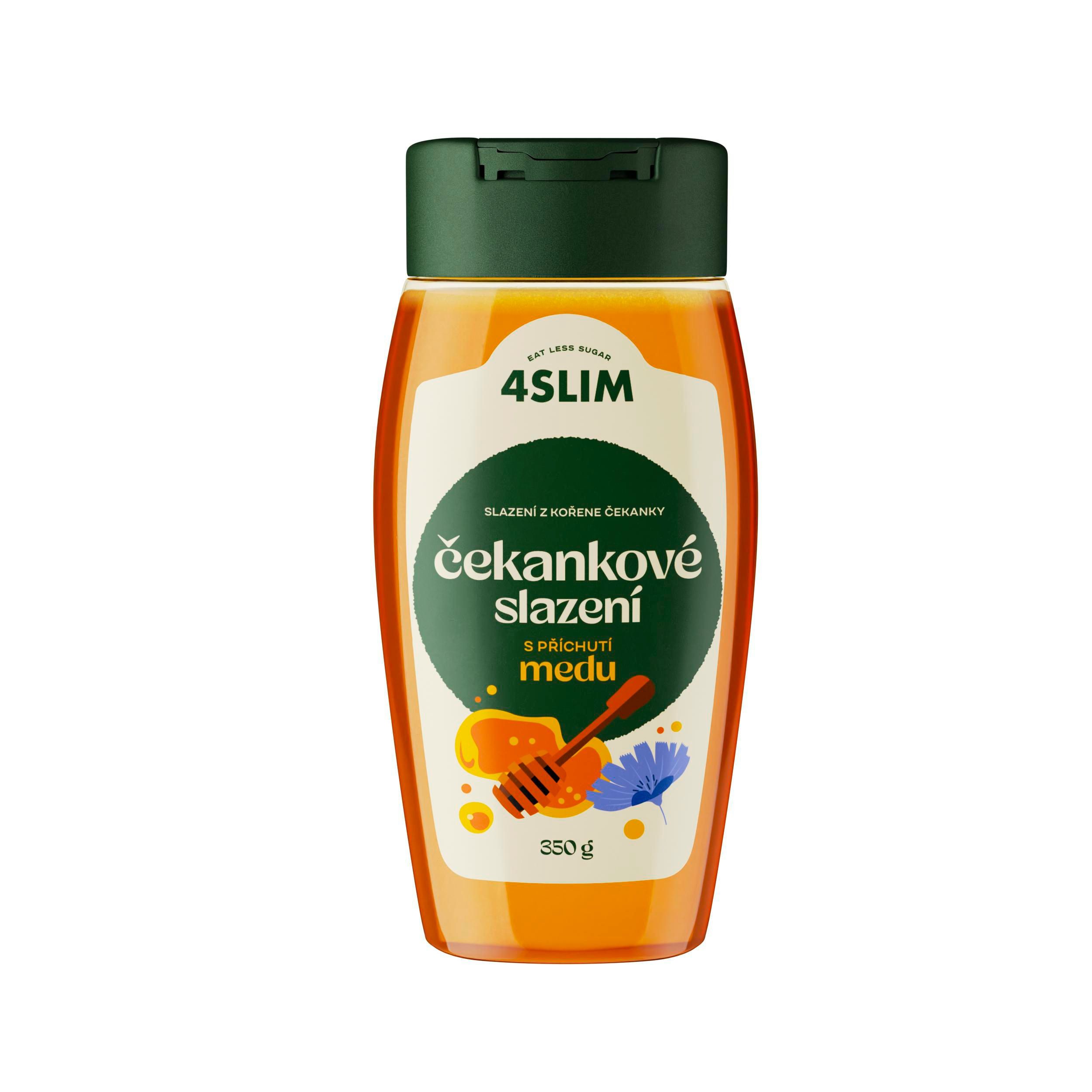 Zdravý svět - 4Slim Čekankové slazení s příchutí medu 350g