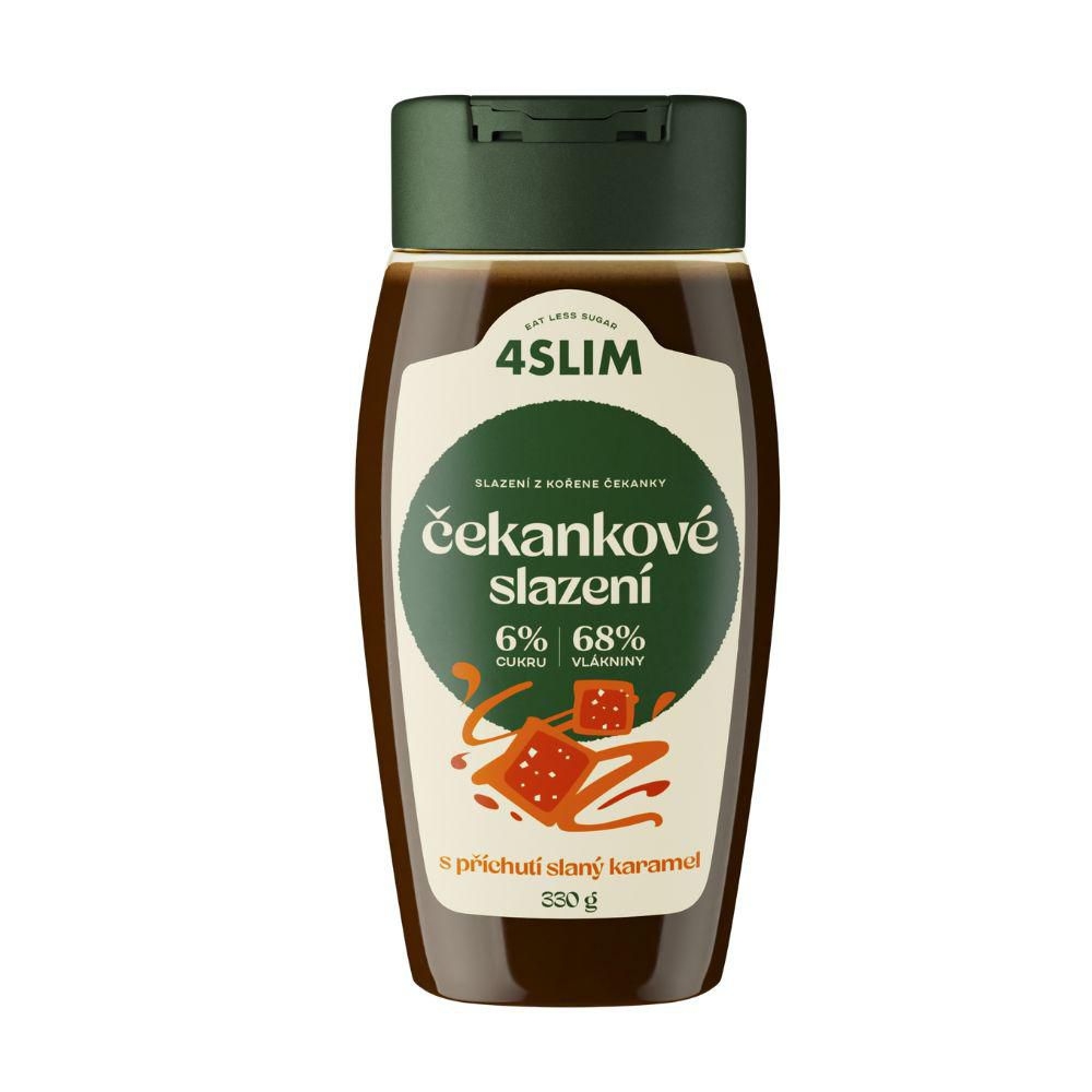 Zdravý svět - 4Slim Čekankový topping slaný karamel 330g