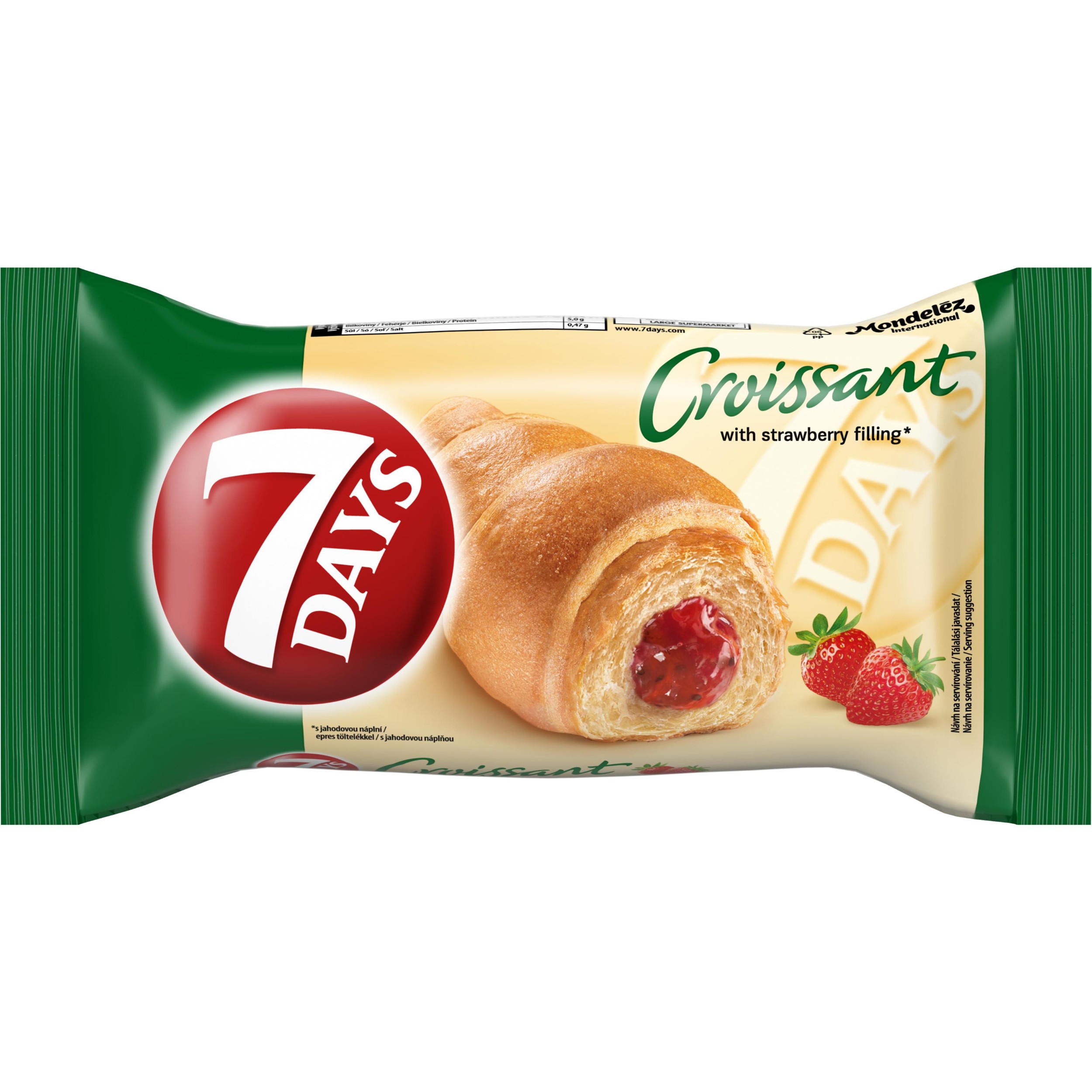 Pekárna a cukrárna - 7 Days Croissant s jahodovou náplní 60 g