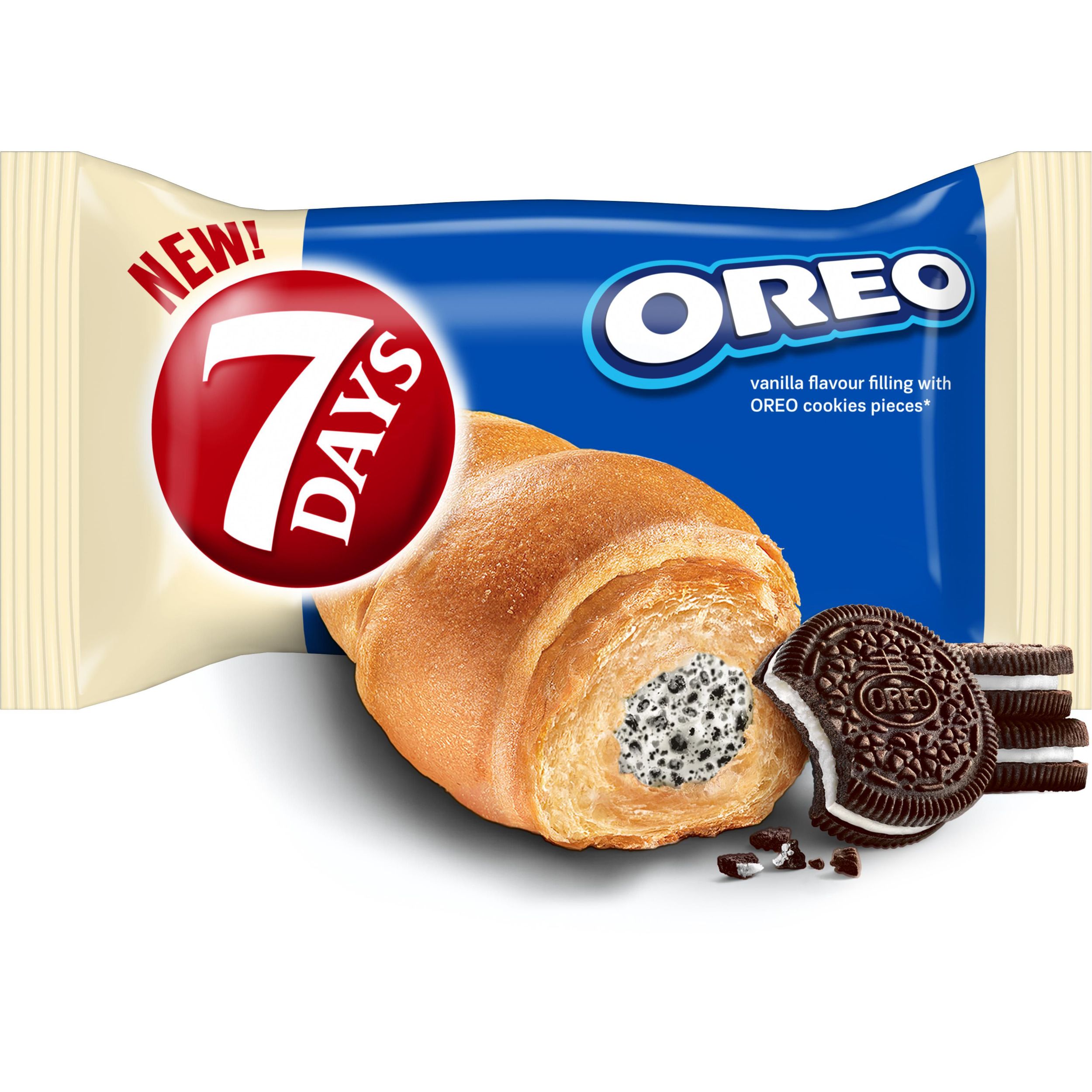 7Days Croissant vanilková příchuť & Oreo 60g-0