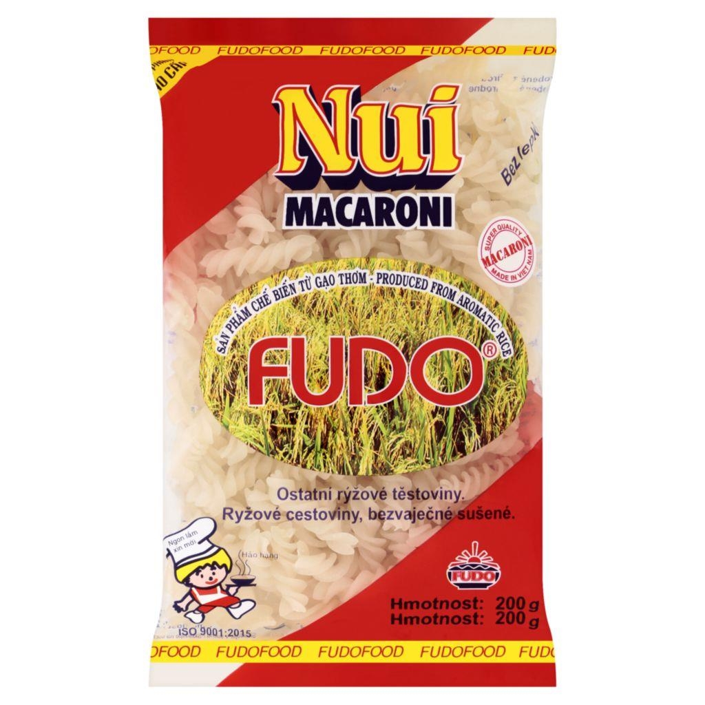 Trvanlivé potraviny - A.T.International Fudo Nui macaroni ostatní rýžové těstoviny spirály 200 g