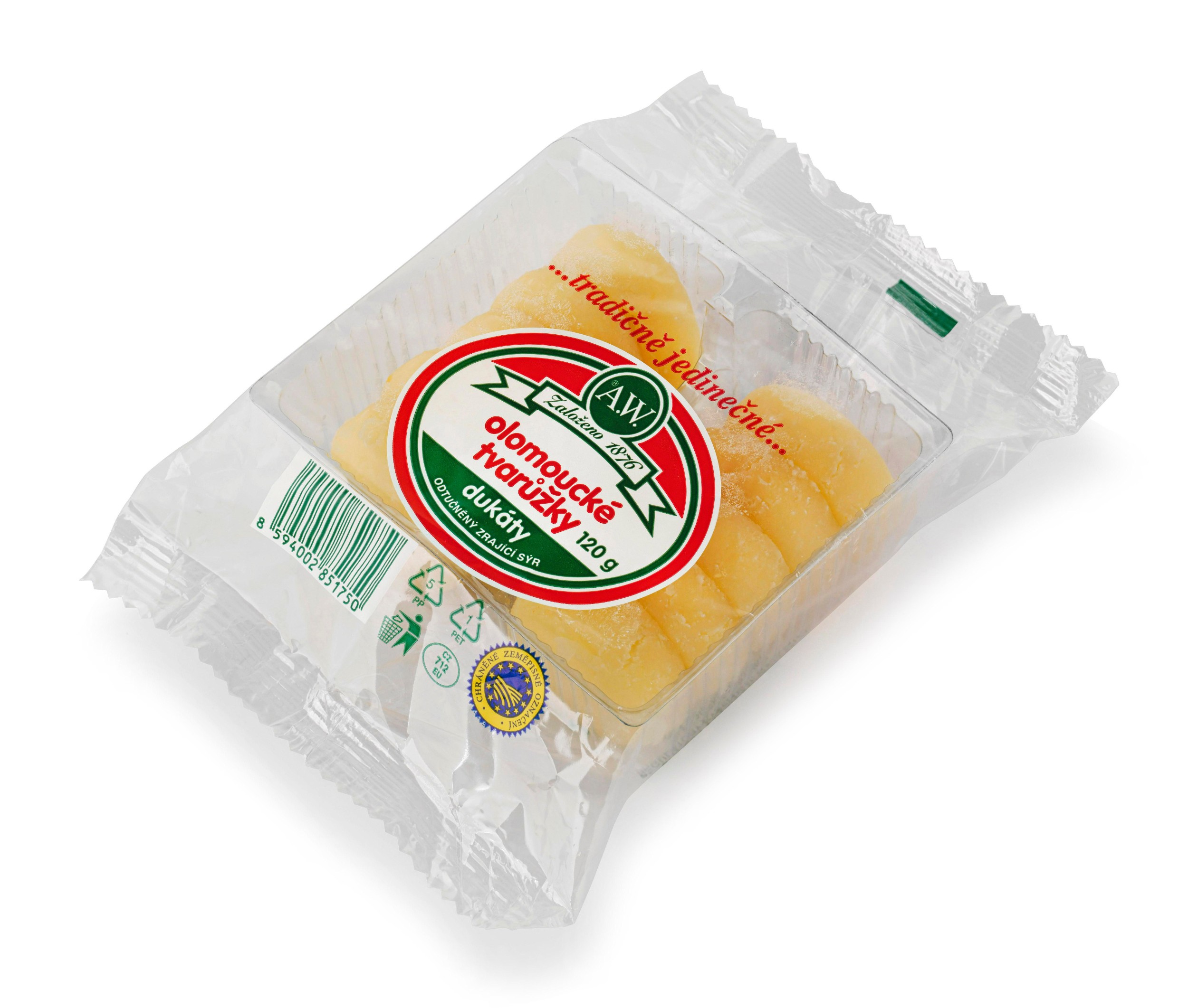 A.W. Olomoucké tvarůžky dukáty 120 g-0