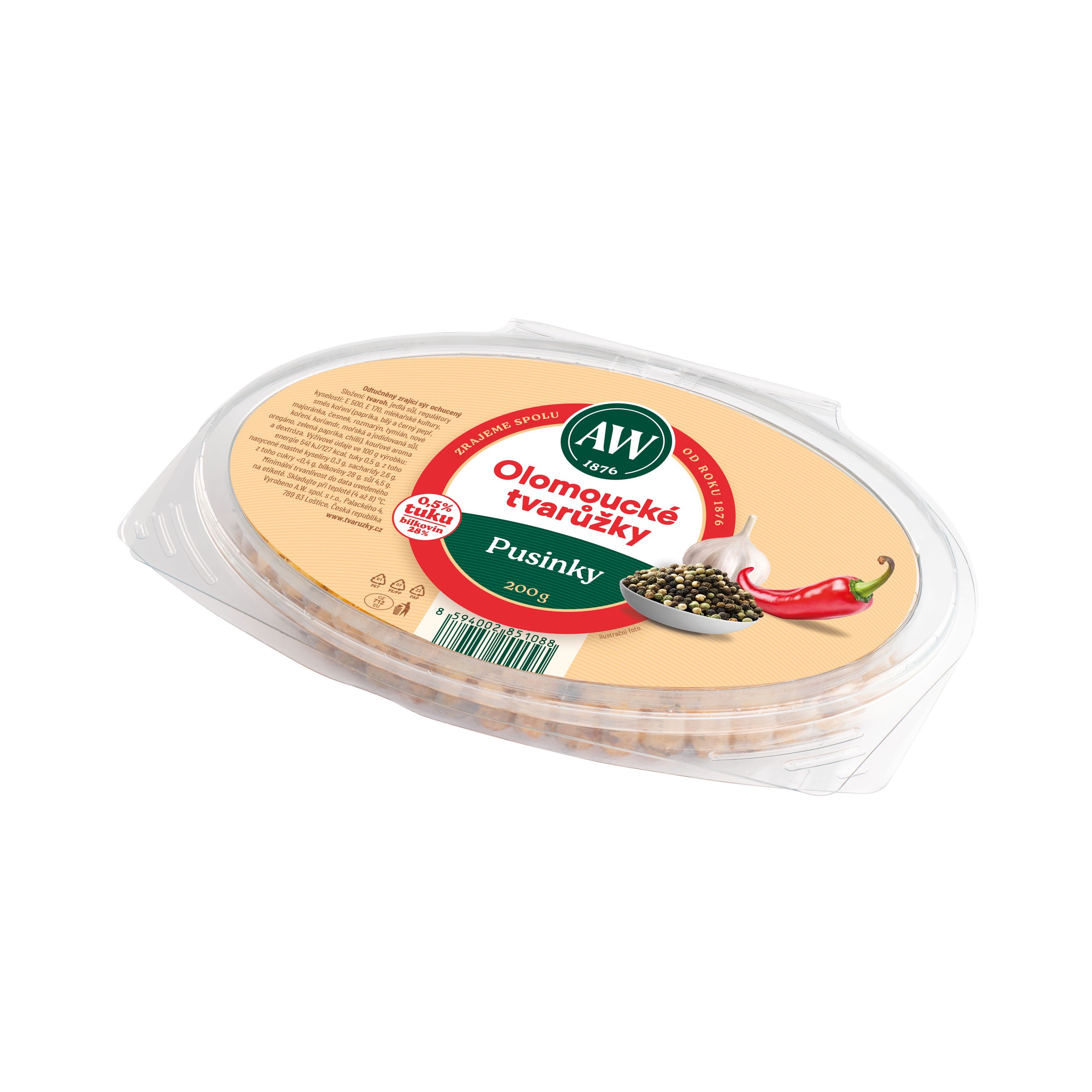 A.W. Tvarůžku Pusinky 200g