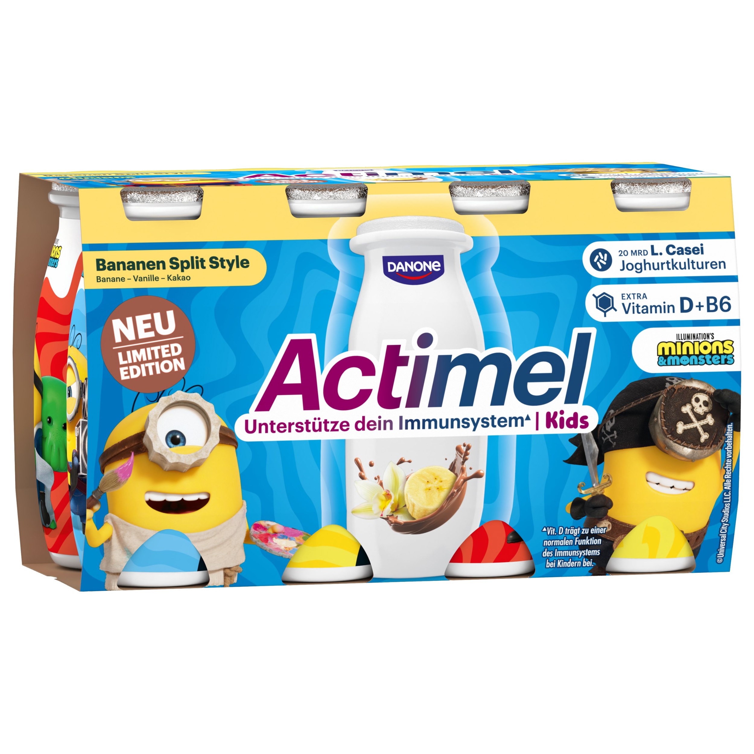 Mléčné a chlazené - Actimel Kids Banana split 8x100g
