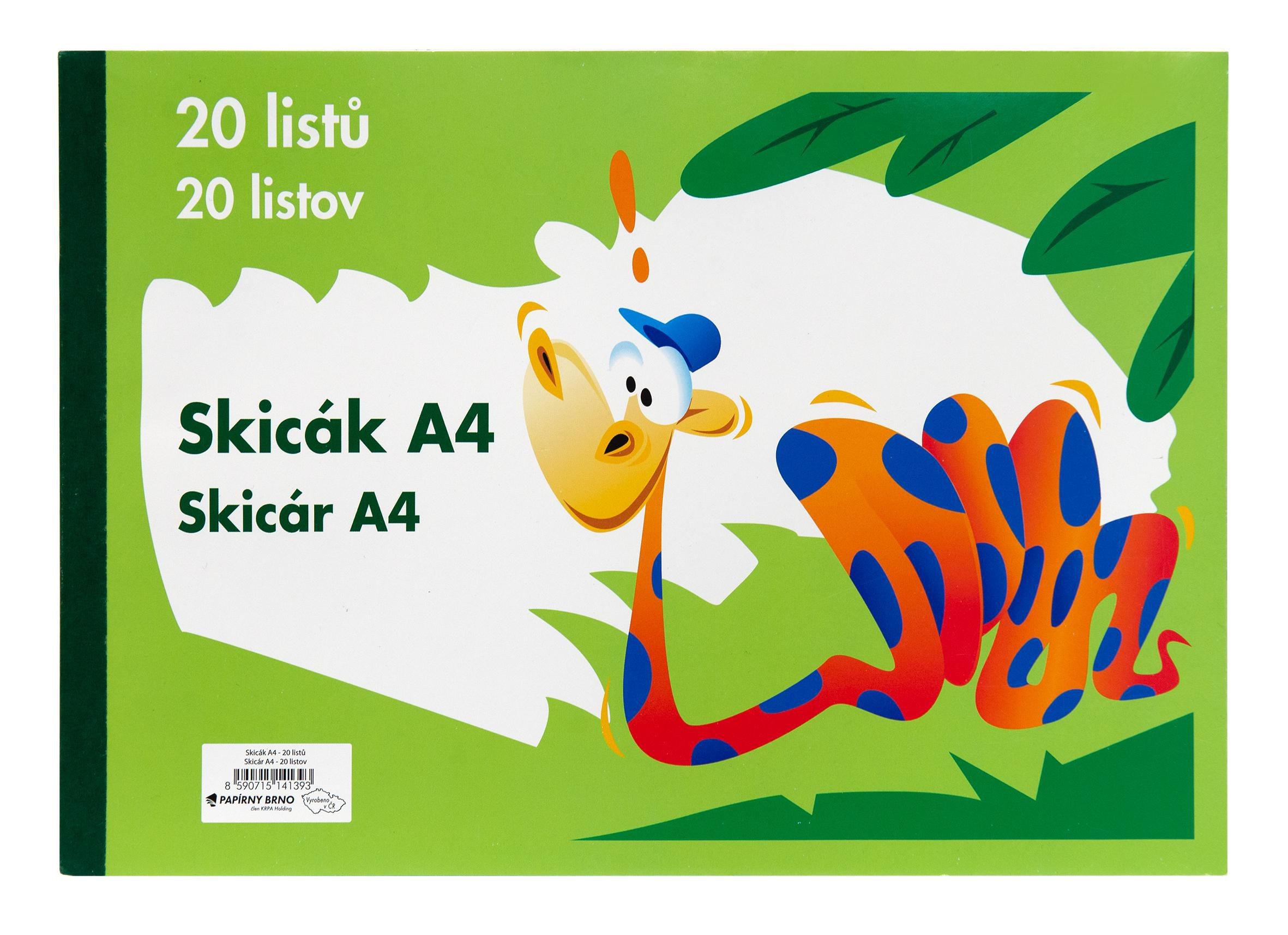 Domácnost a Zahrada - Activa Skicák A4/20 listů