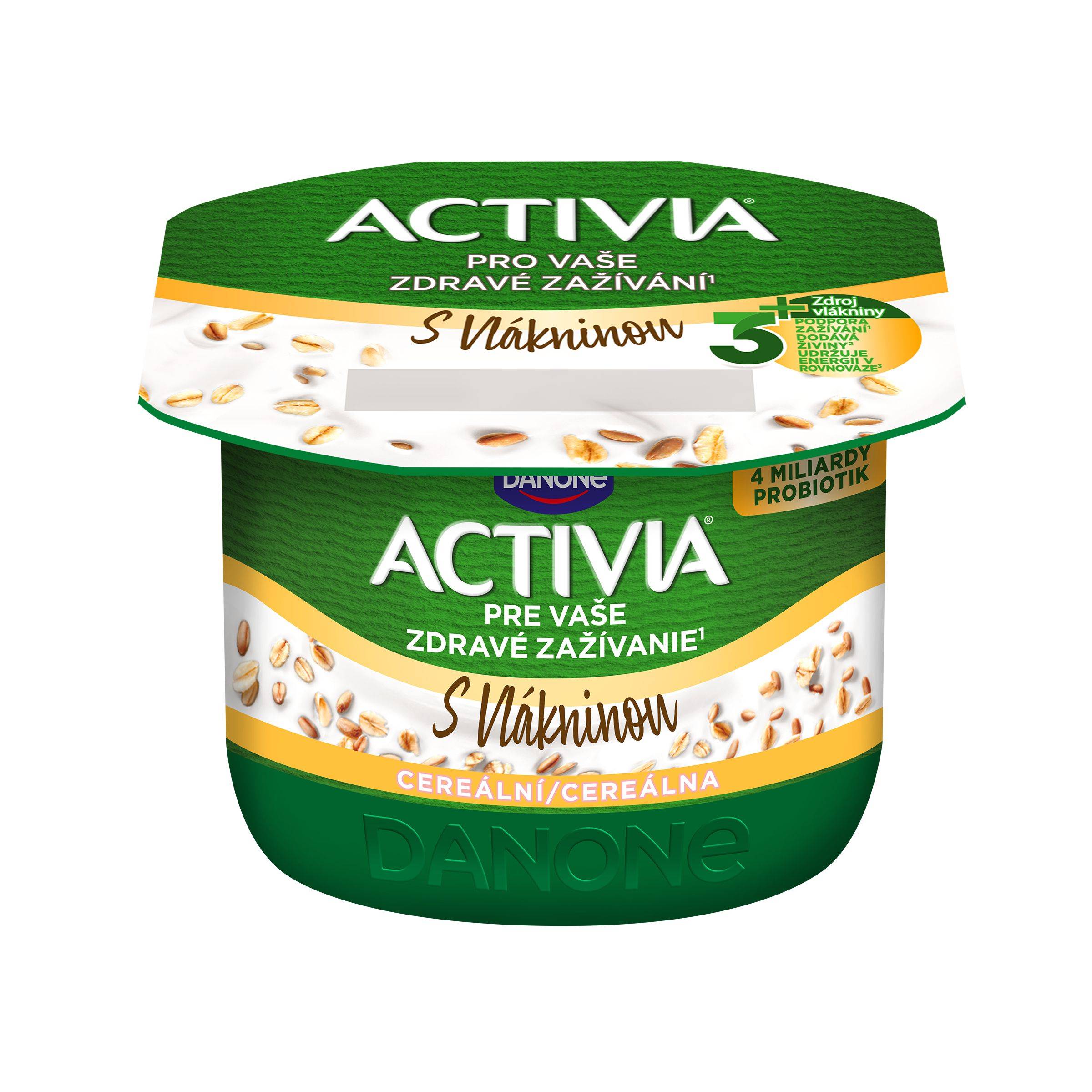 Mléčné a chlazené - Activia Jogurt Multicereálie 120g