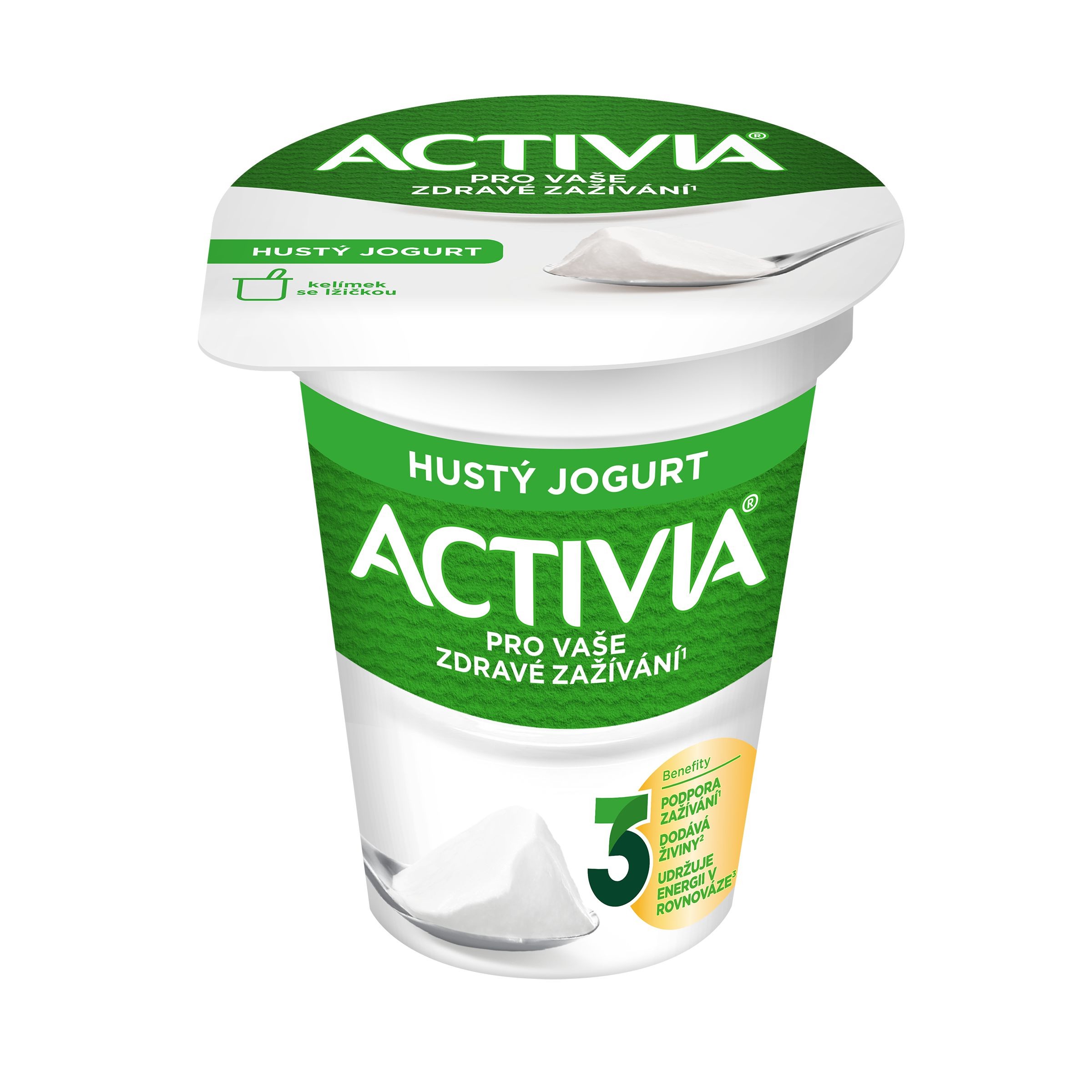 Mléčné a chlazené - Activia probiotický jogurt bílý, zrající v kelímku 280g