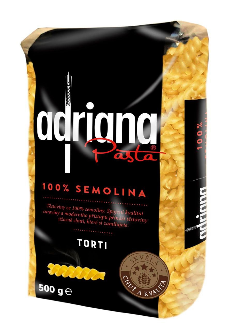 Trvanlivé potraviny - Adriana Classica Torti těstoviny semolinové sušené 500 g