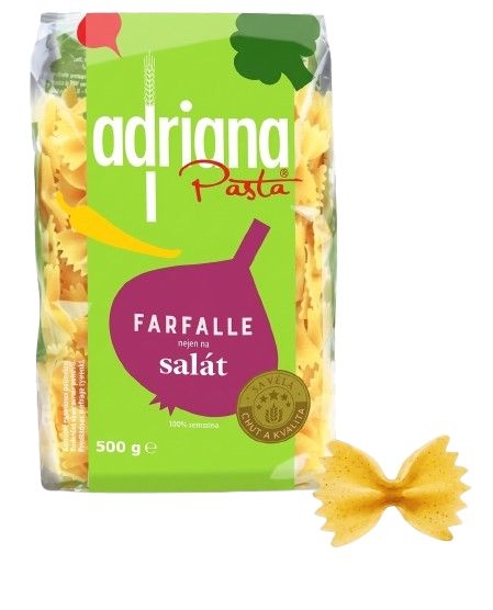 Trvanlivé potraviny - Adriana Farfalle těstoviny semolinové sušené 500 g