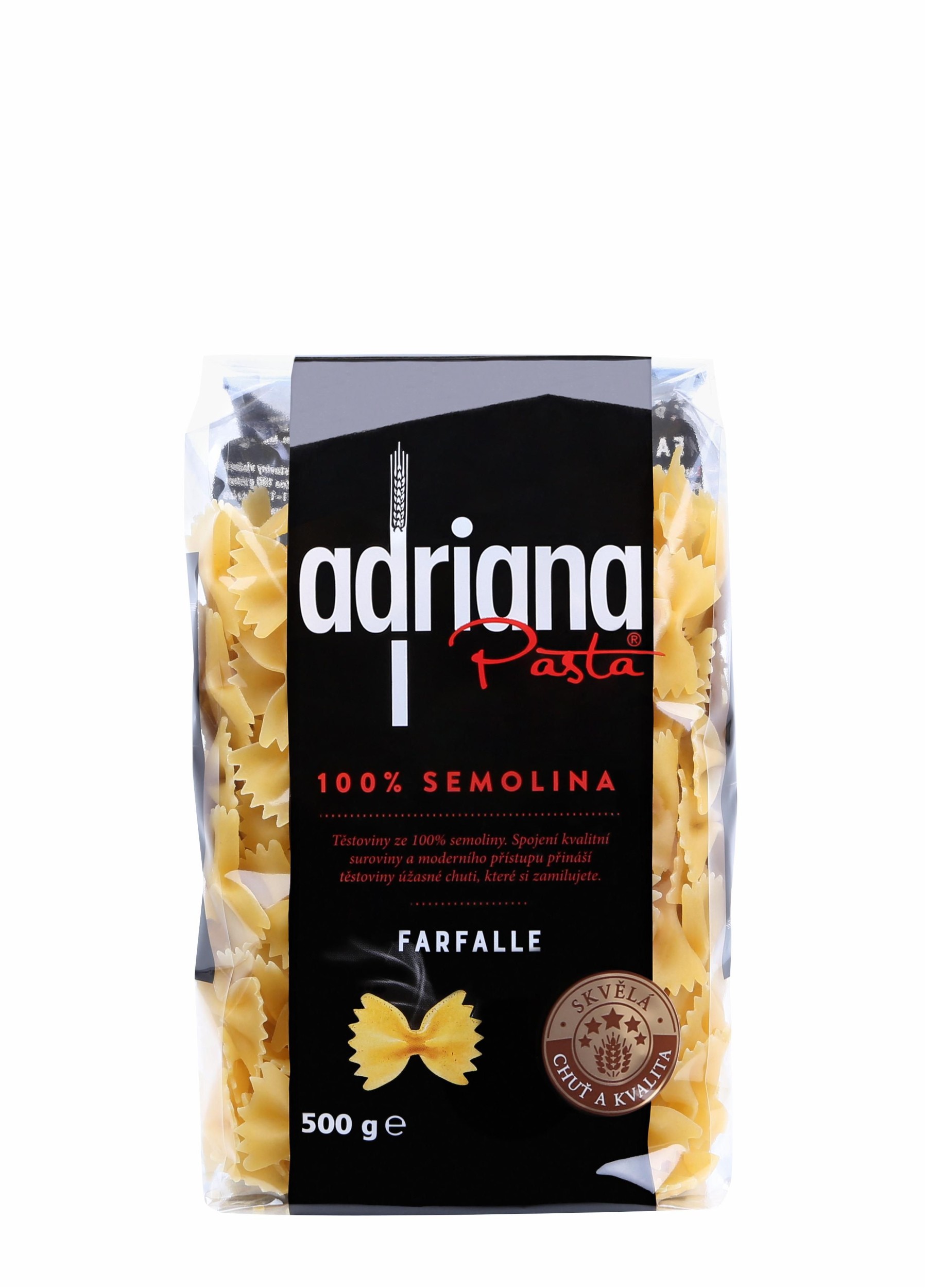 Trvanlivé potraviny - Adriana Farfalle těstoviny semolinové sušené 500 g