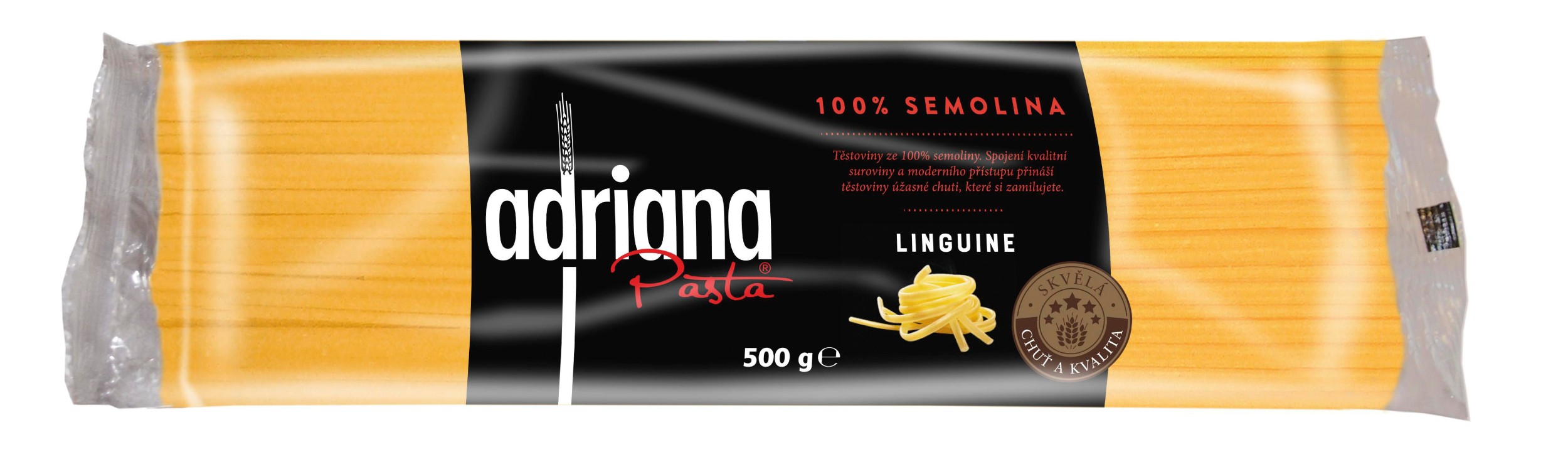 Trvanlivé potraviny - Adriana Linguine těstoviny semolinové sušené 500 g