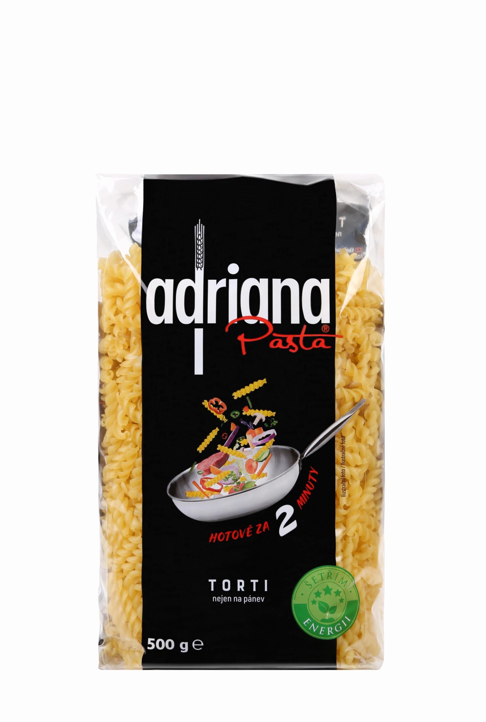 Trvanlivé potraviny - Adriana Pasta Nejen na pánev Torti těstoviny semolinové sušené 500g