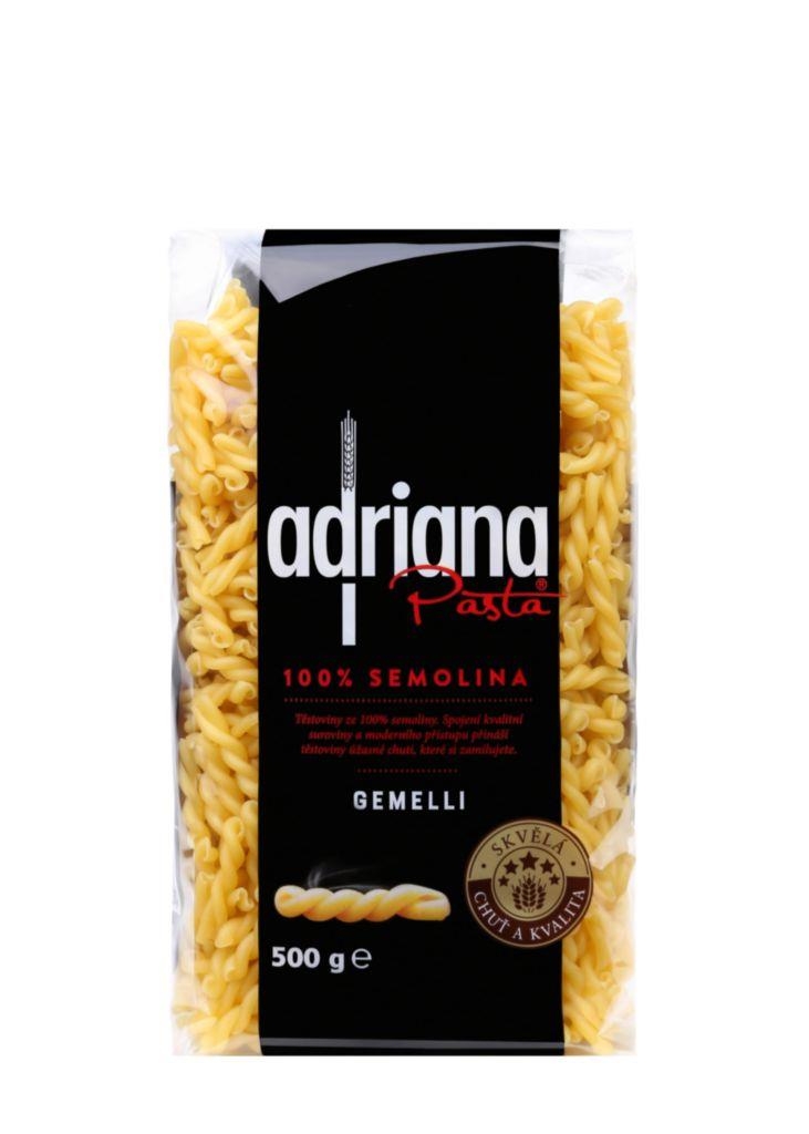 Trvanlivé potraviny - Adriana Pasta Semolina Gemelli 500g