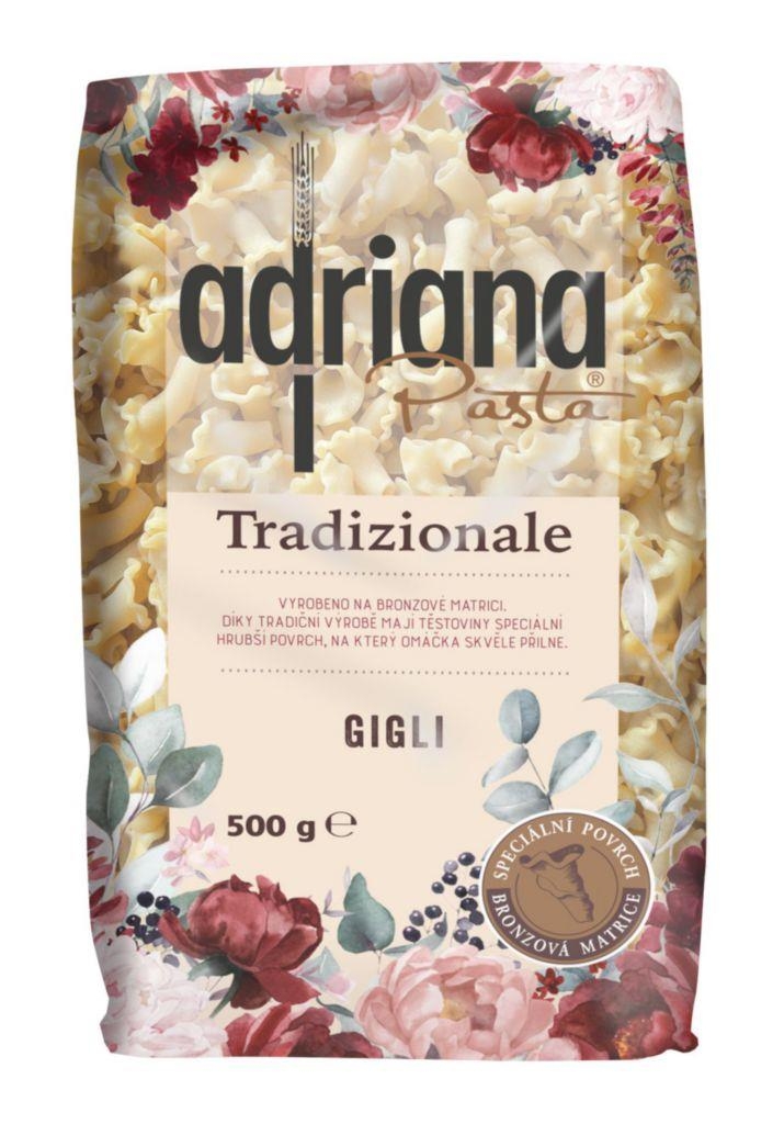 Trvanlivé potraviny - Adriana Pasta Semolina Tradizionale Gigli 500g