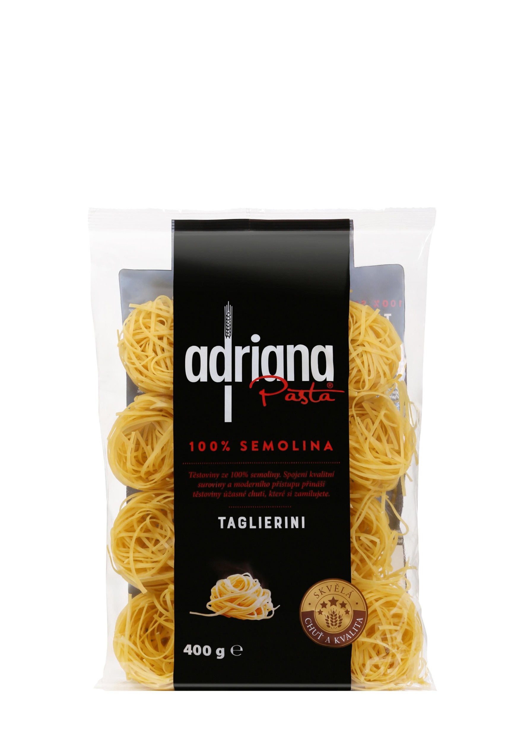 Trvanlivé potraviny - Adriana Pasta Taglierini těstoviny semolinové sušené 400g