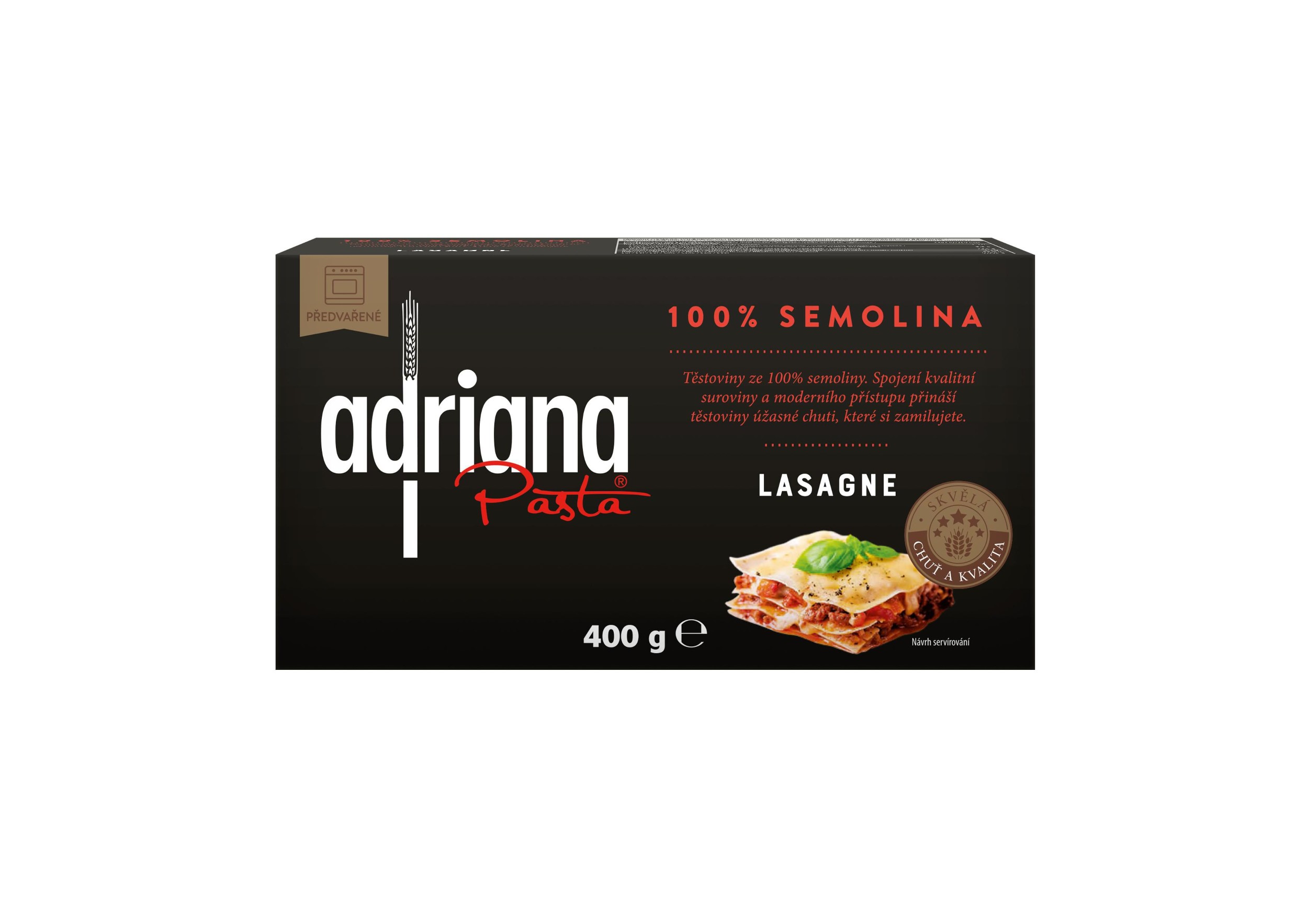 Trvanlivé potraviny - Adriana Semolinové lasagne 400 g