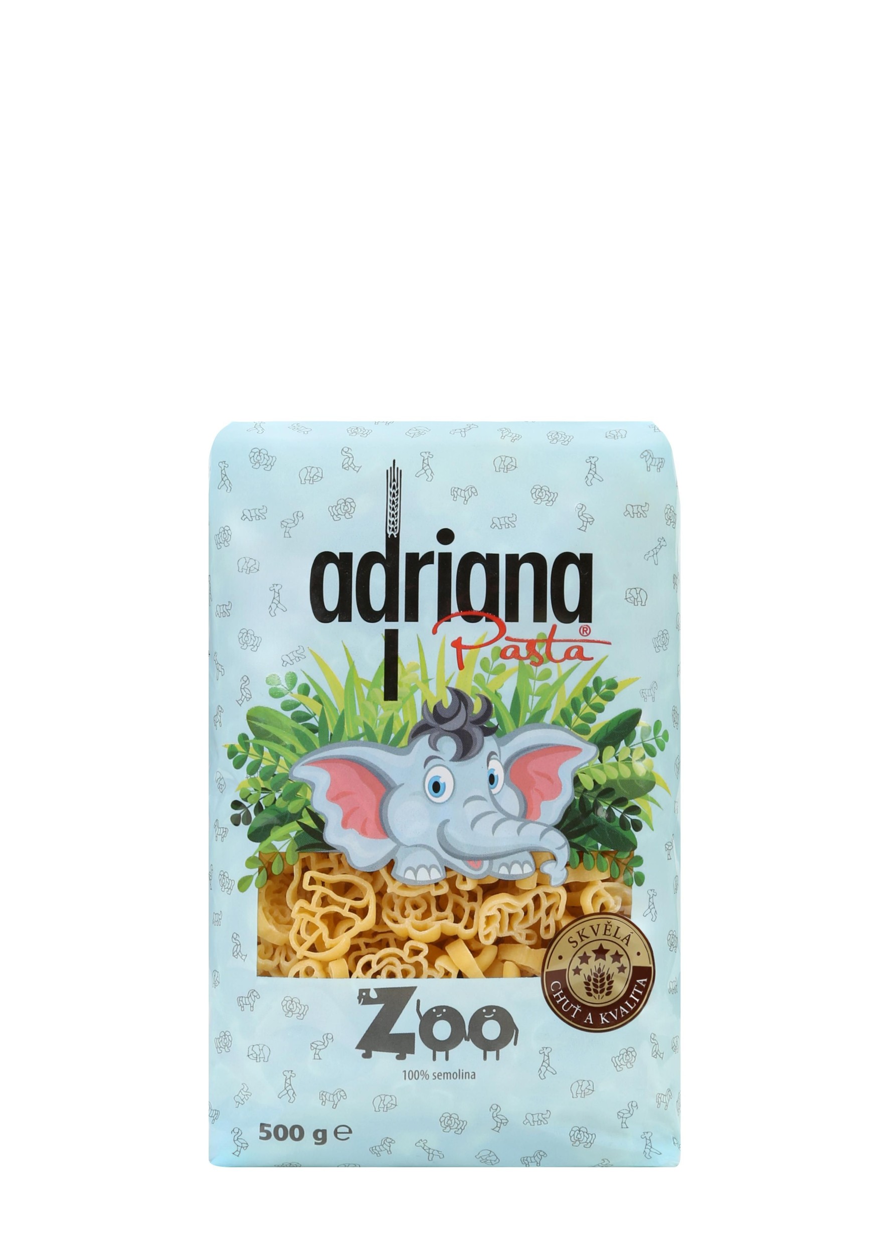 Trvanlivé potraviny - Adriana Zoo Animali těstoviny semolinové sušené 500 g