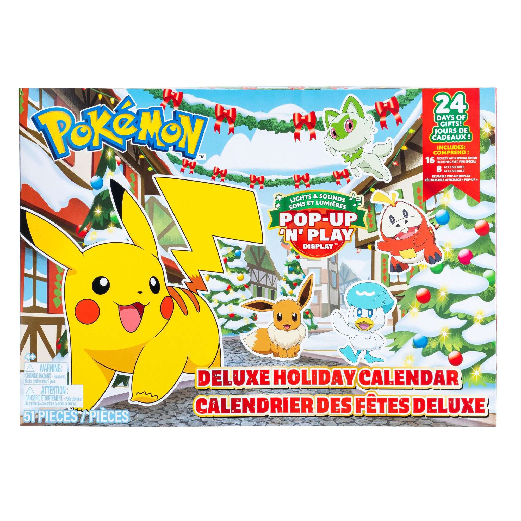 Trvanlivé potraviny - Adventní kalendář Pokémon deluxe