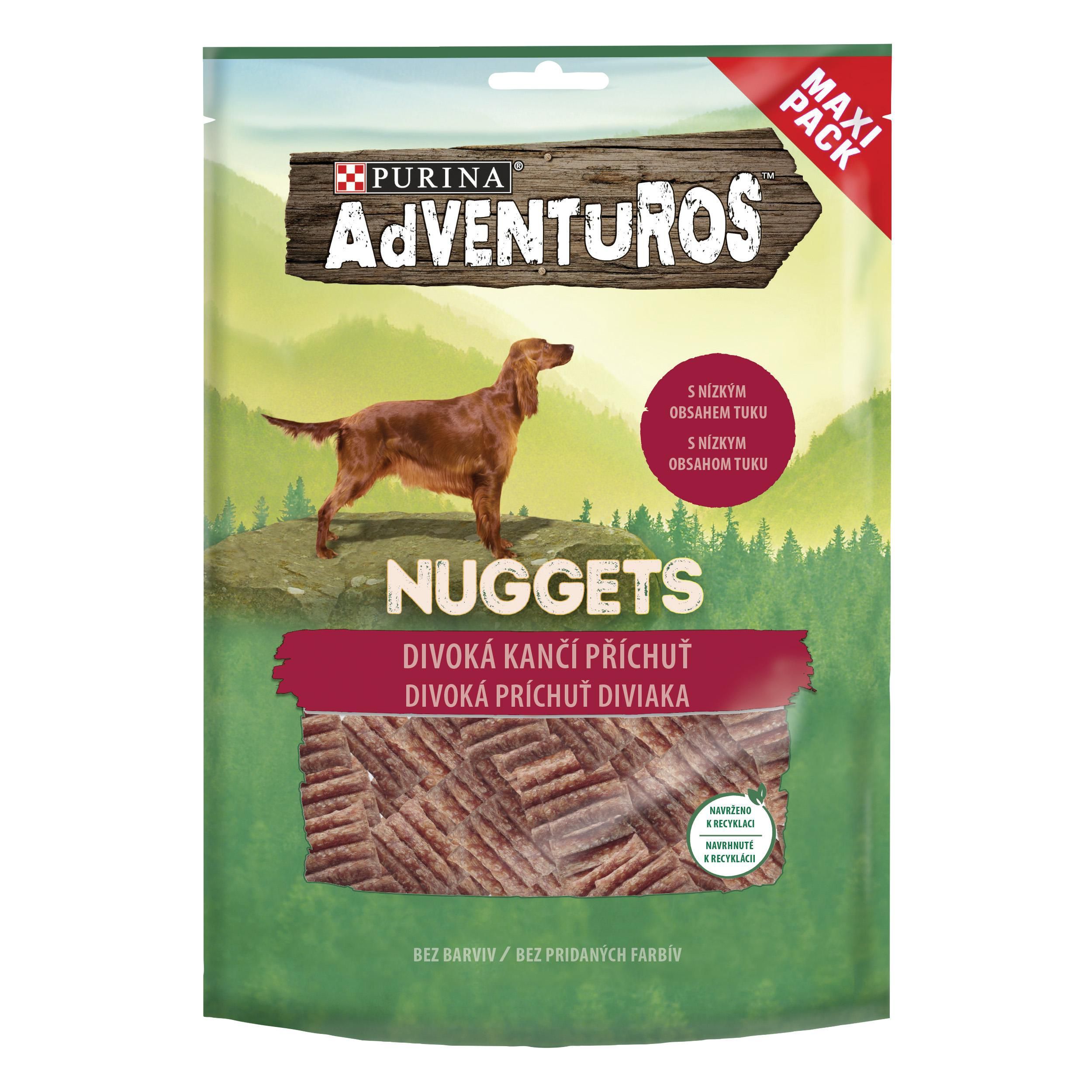 Svět zvířat - ADVENTUROS Nuggets s kančí příchutí 300g