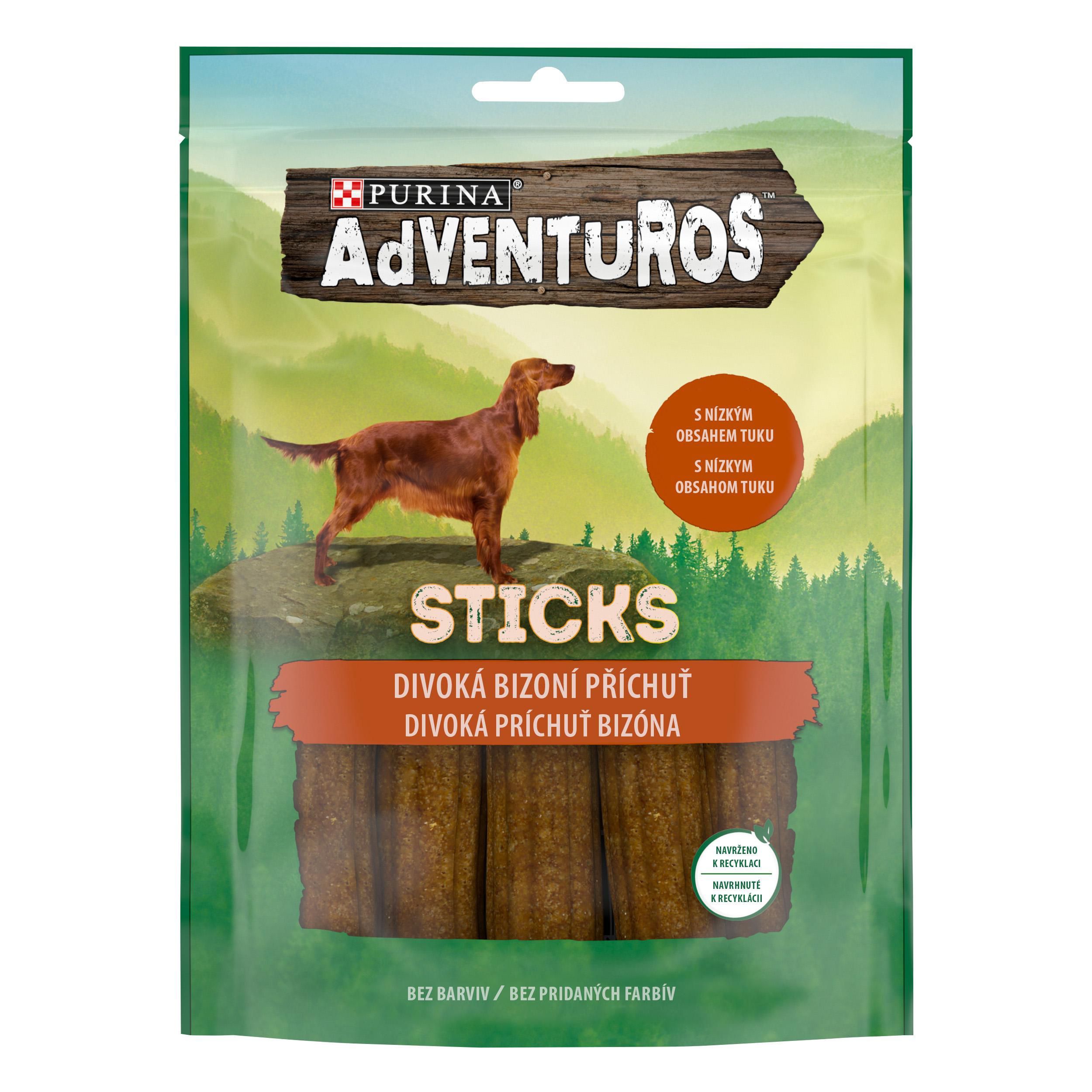 Svět zvířat - Adventuros Sticks 120 g