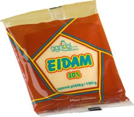 Mléčné a chlazené - Agricol Eidam 30% uzené plátky 100 g