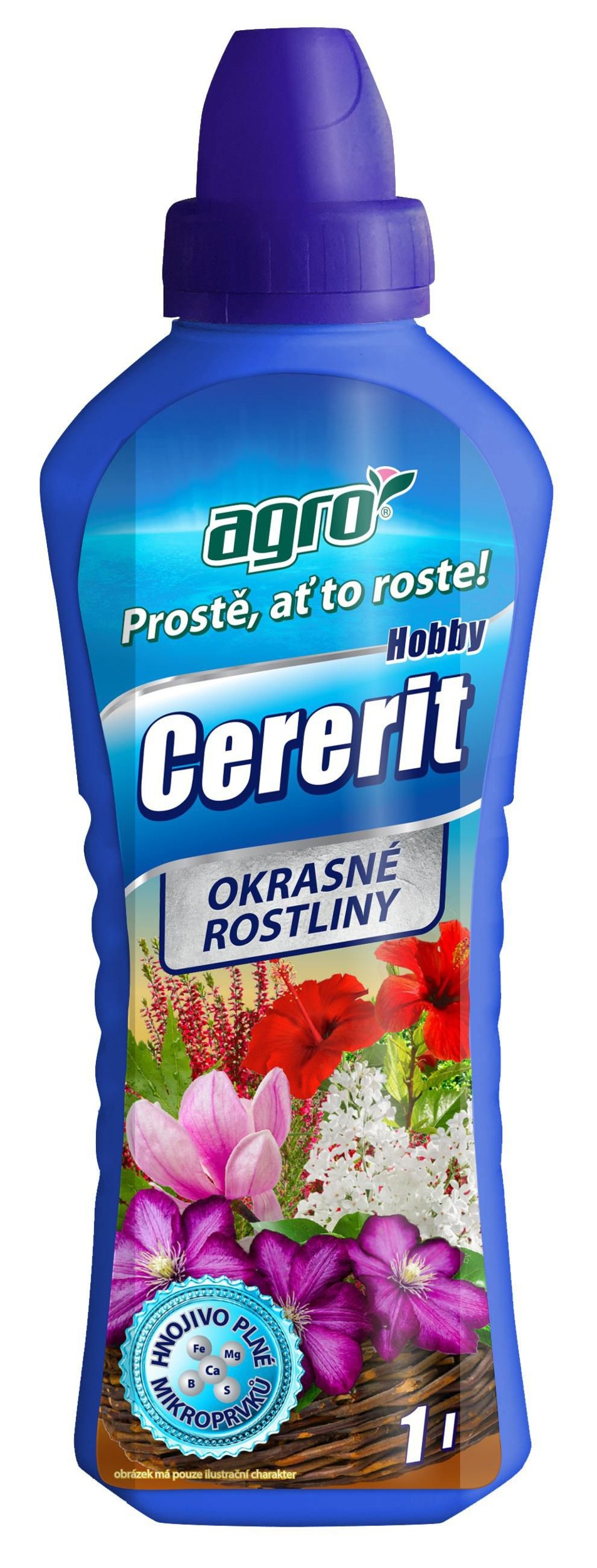 Domácnost a Zahrada - AGRO Cererit Hobby Kapalné hnojivo pro okrasné rostliny 1l