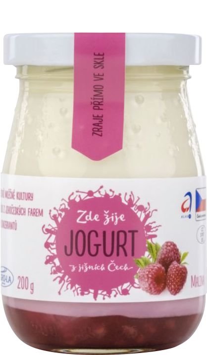 Mléčné a chlazené - Agro-la Jogurt malina 200 g