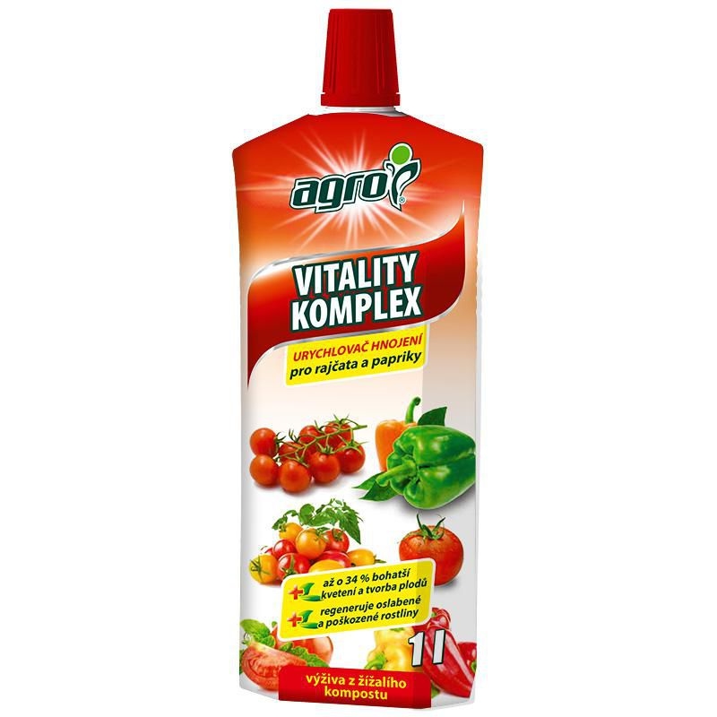 Domácnost a Zahrada - Agro Vitality komplex rajčata a papriky 1 l