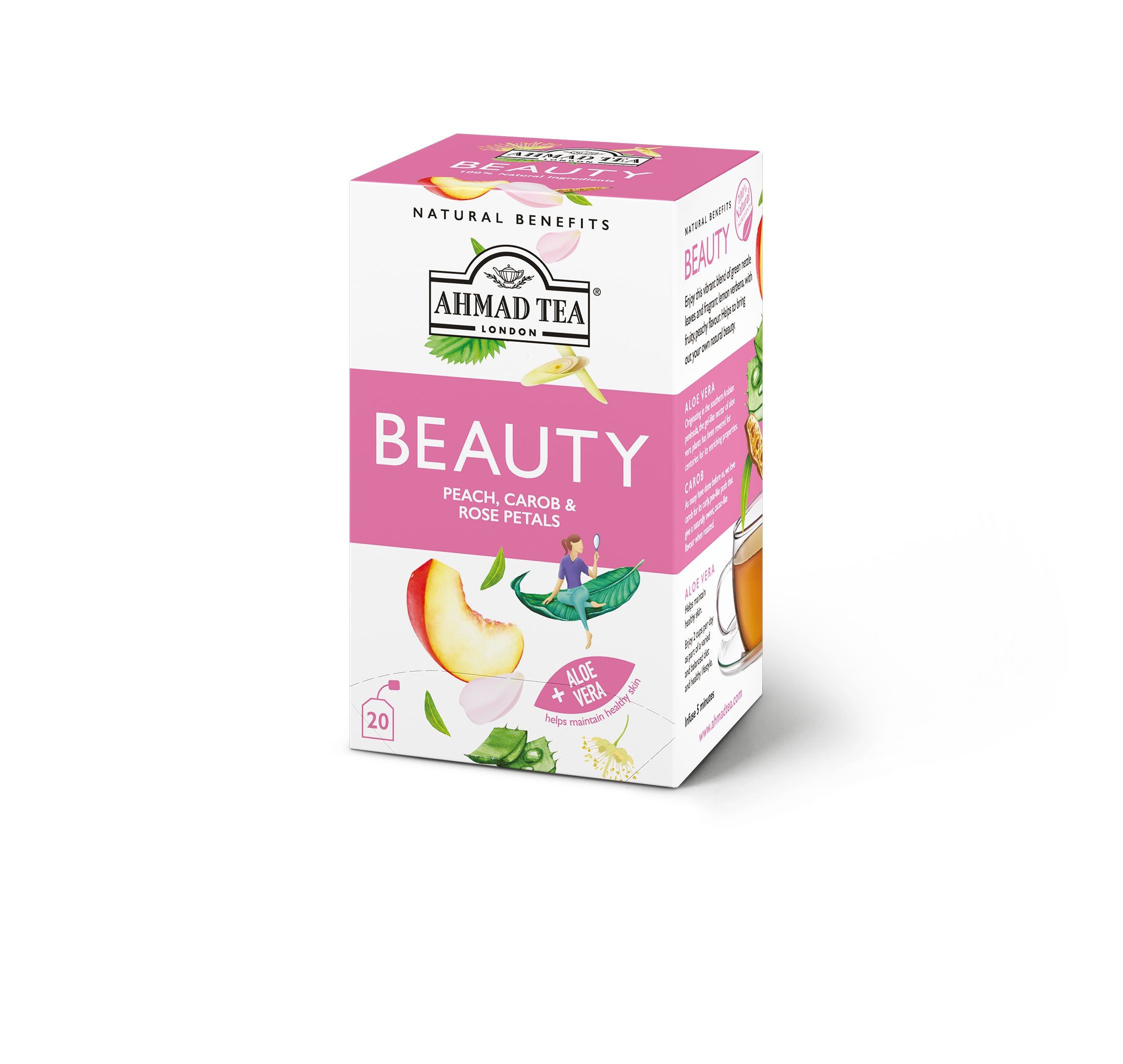 Nápoje - Ahmad Beauty funkční čaj 20 x 1,5 g