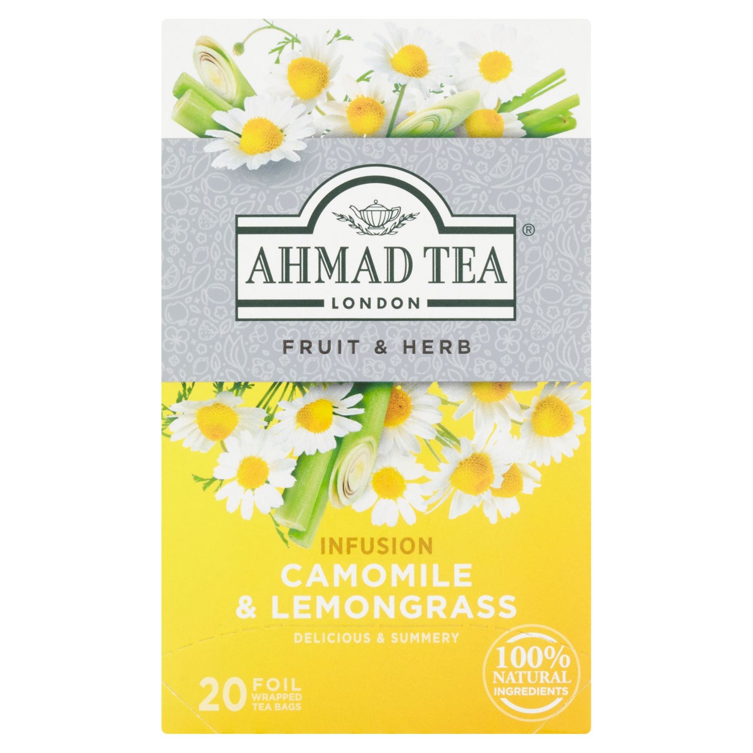 Nápoje - Ahmad Tea Bylinný čaj s heřmánkem 20 x 1,5g