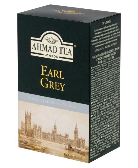 Nápoje - Ahmad Tea Earl Grey Čený čaj s příchutí bergamotu sypaný 100 g