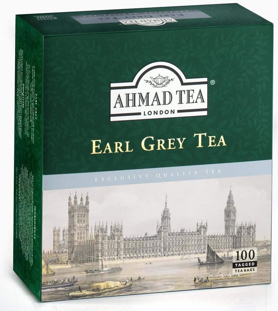 Nápoje - Ahmad Tea Earl Grey černý čaj 100x2 g