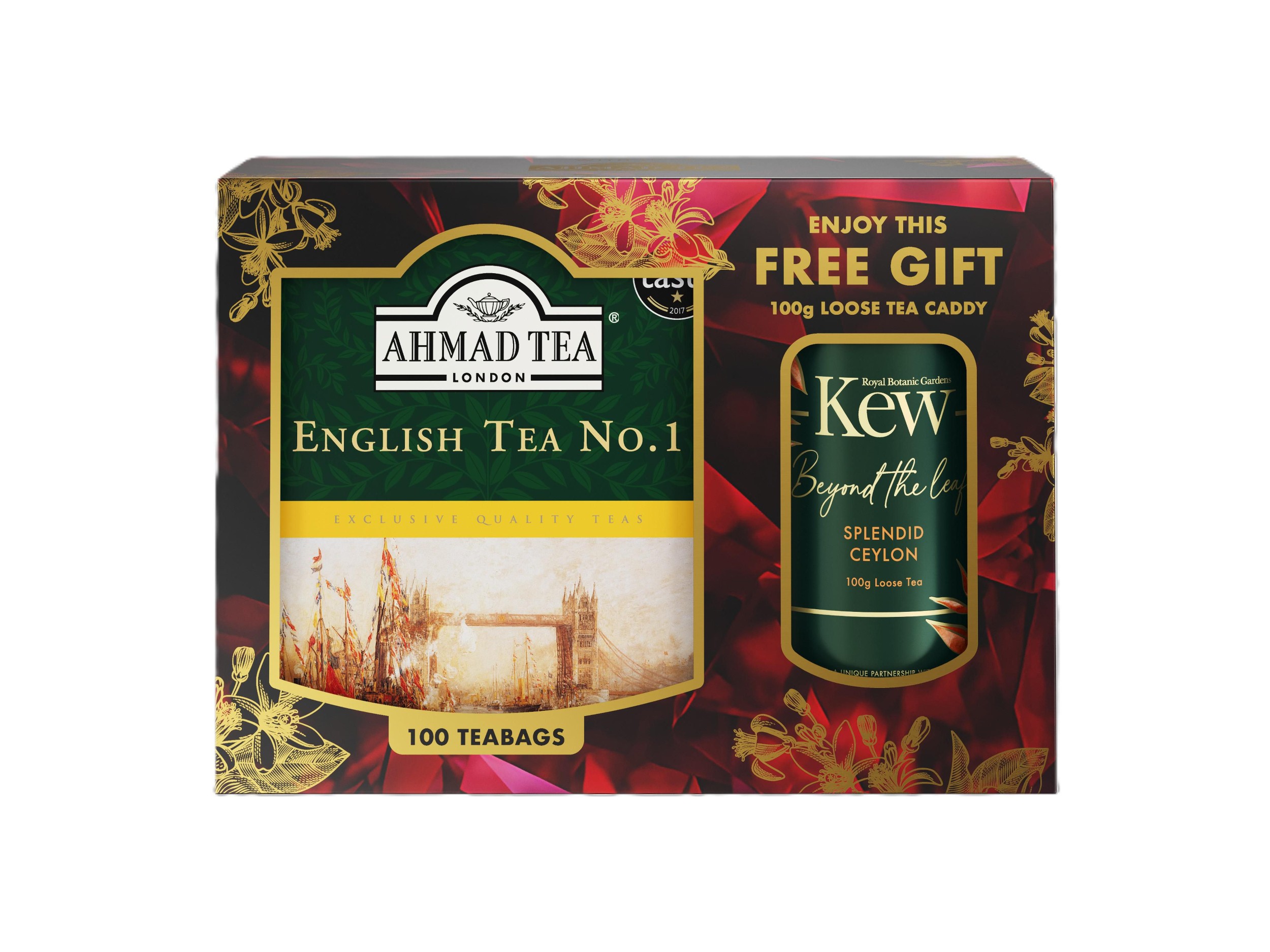 Nápoje - Ahmad Tea English Tea No. 1 200g + Kew Splendid Ceylon 100g