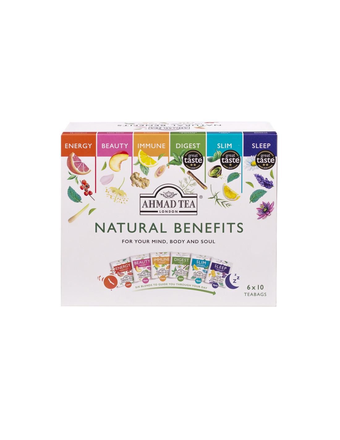 Nápoje - Ahmad Tea Natural Benefits 60x1,5g