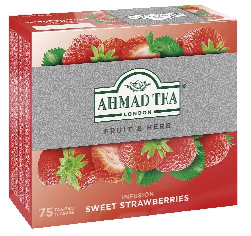 Nápoje - AHMAD TEA SWEET STRAWBERRIES 75 s