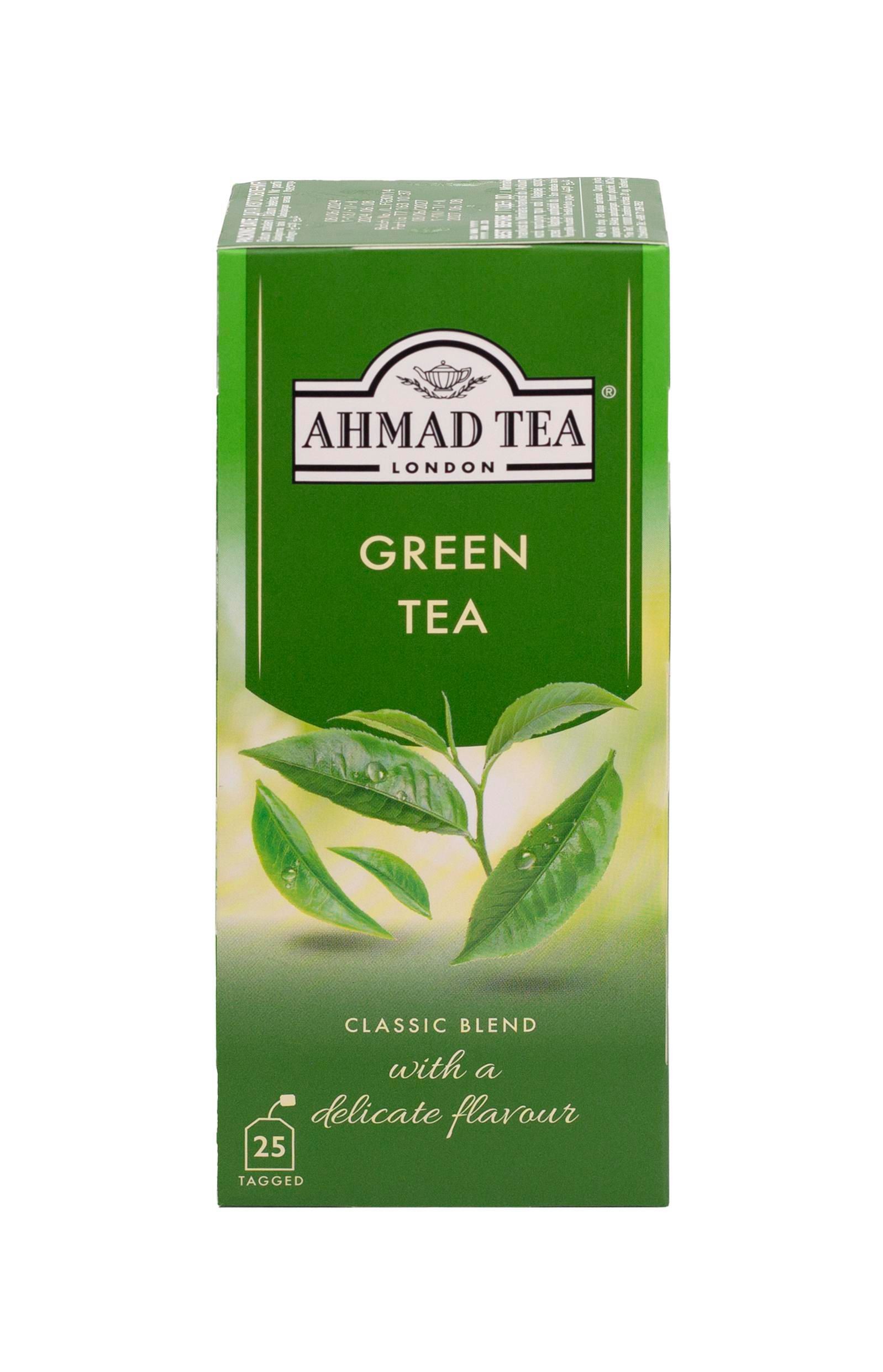 Trvanlivé potraviny - Ahmad Tea Zelený čaj 25x2 g