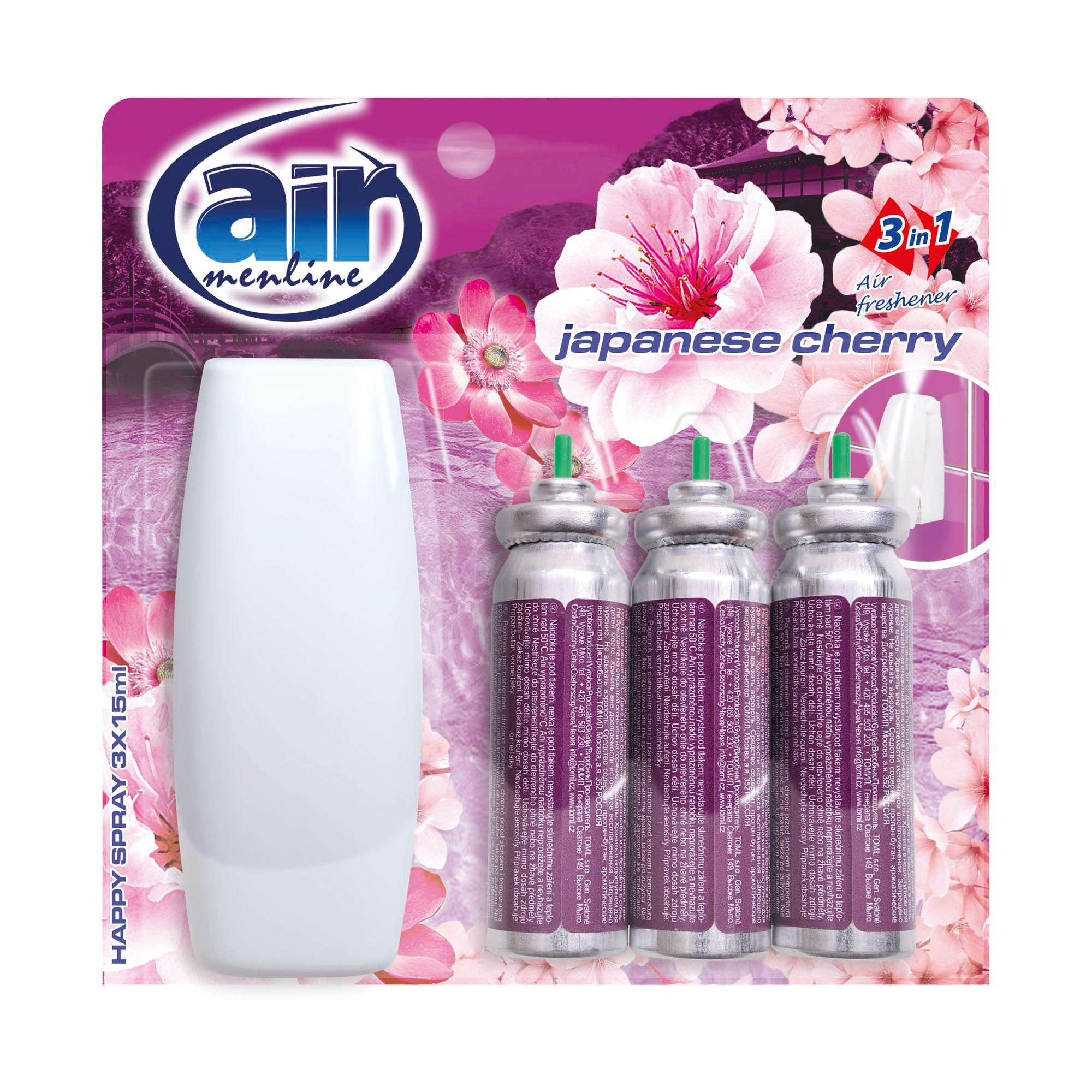 Domácnost a Zahrada - Air Menline Happy spray japanese 45 ml