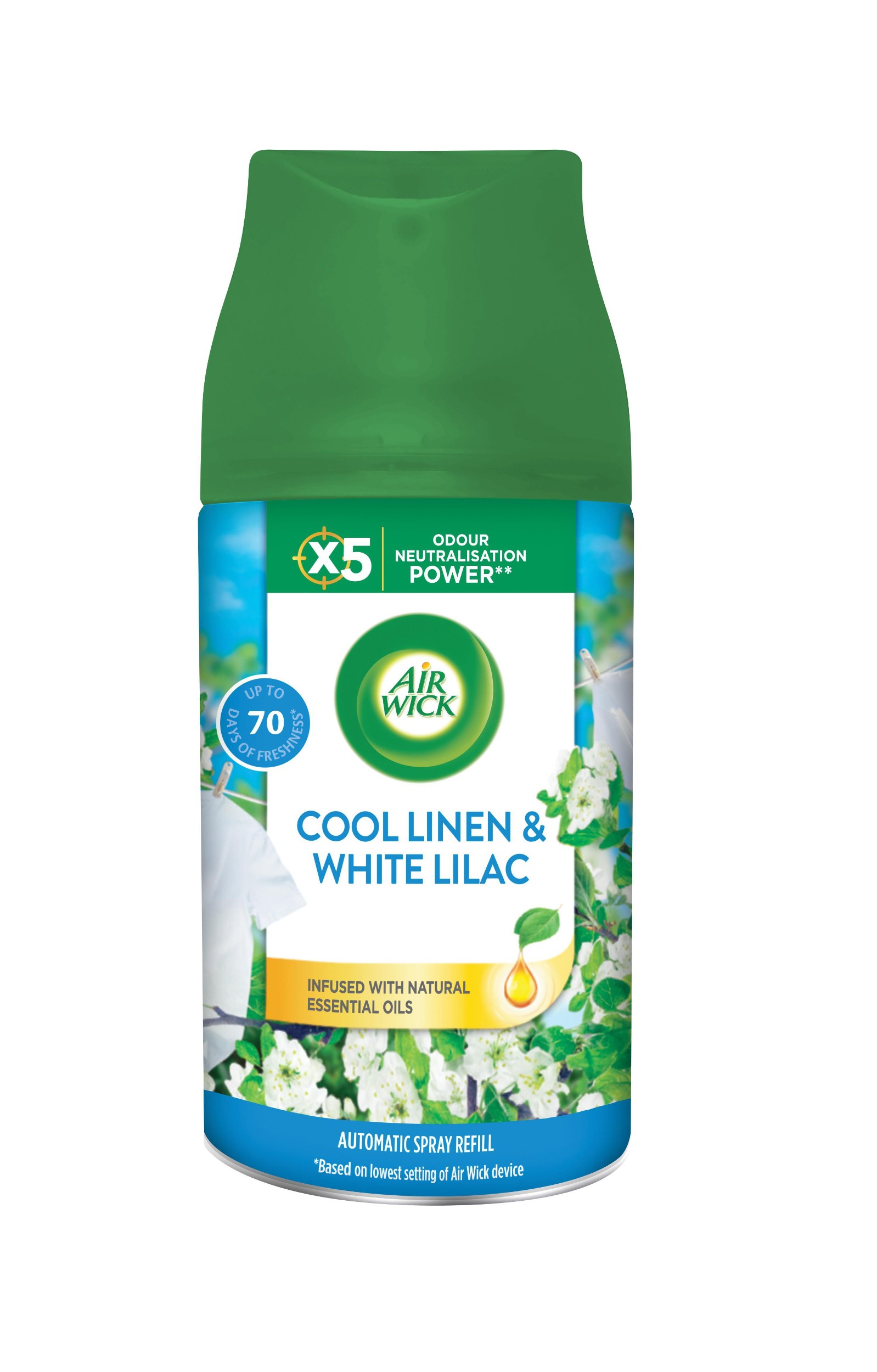 Drogerie a kosmetika - Air Wick Freshmatic Max Náplň do osvěžovače vzduchu vůně svěžího prádla 250 ml