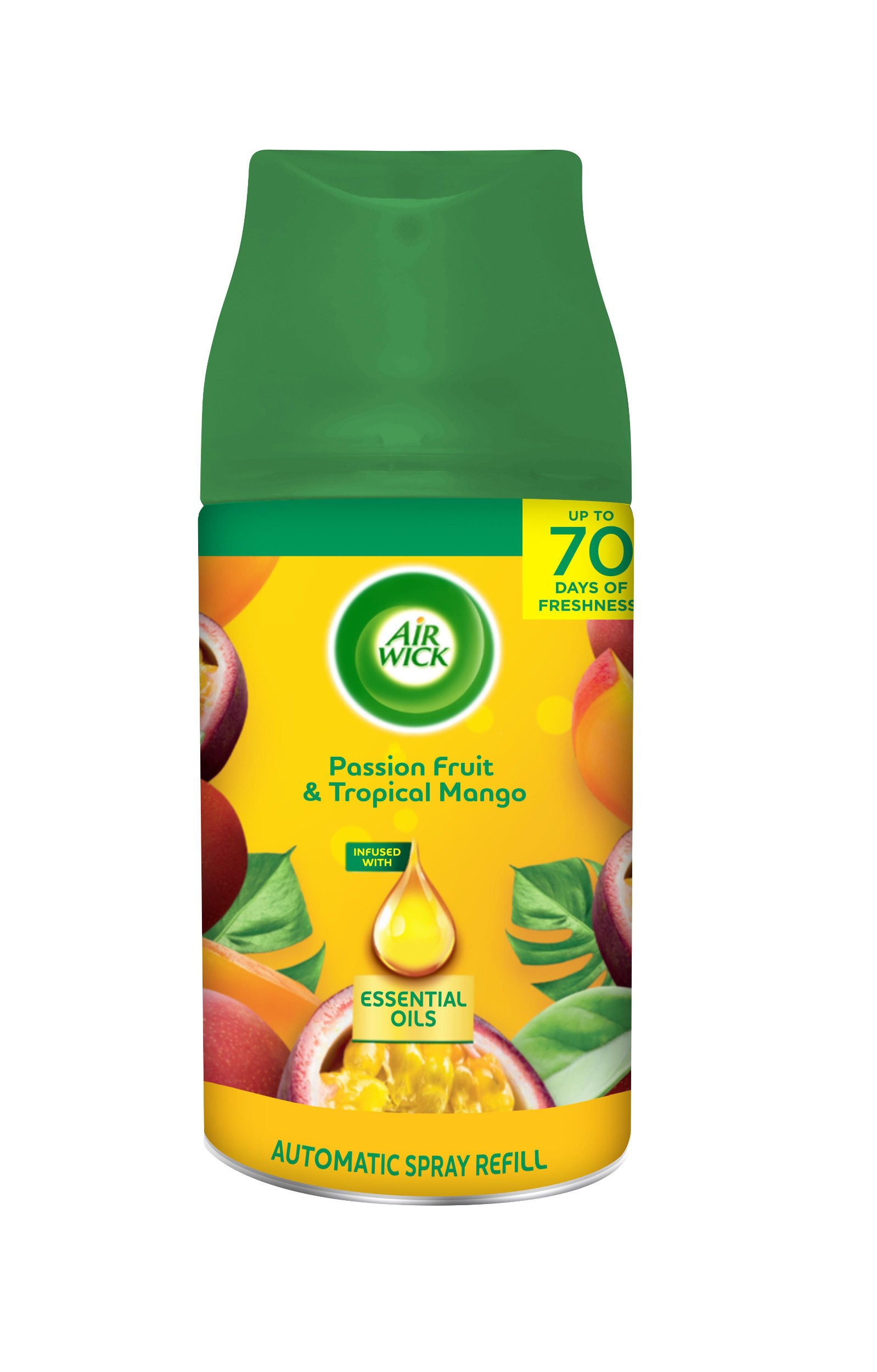Drogerie a kosmetika - Air Wick Freshmatic náplň do osvěžovače vzduchu – Maracuja a tropické mango 250ml
