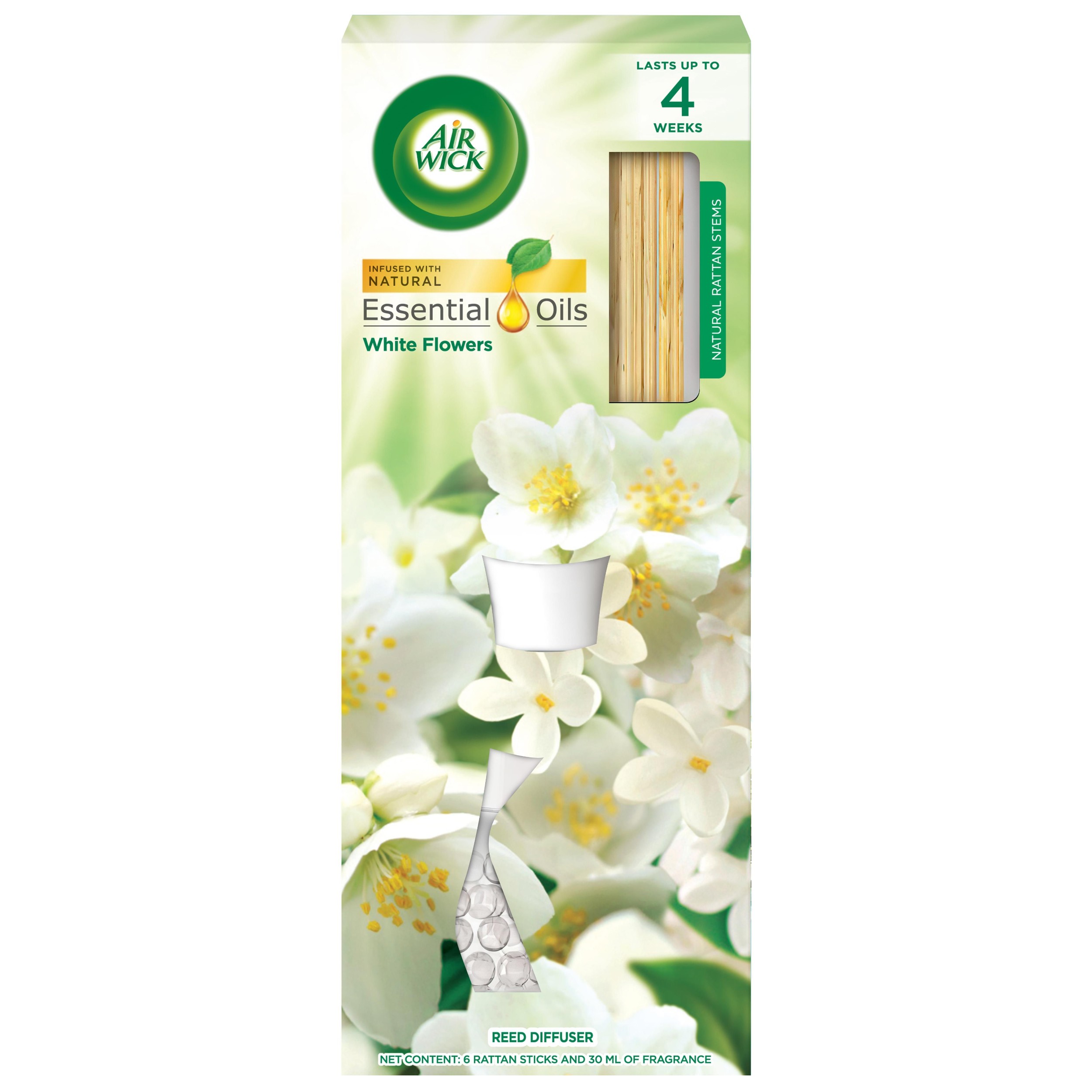Domácnost a Zahrada - Air Wick Vonné tyčinky Bílé květy 30ml