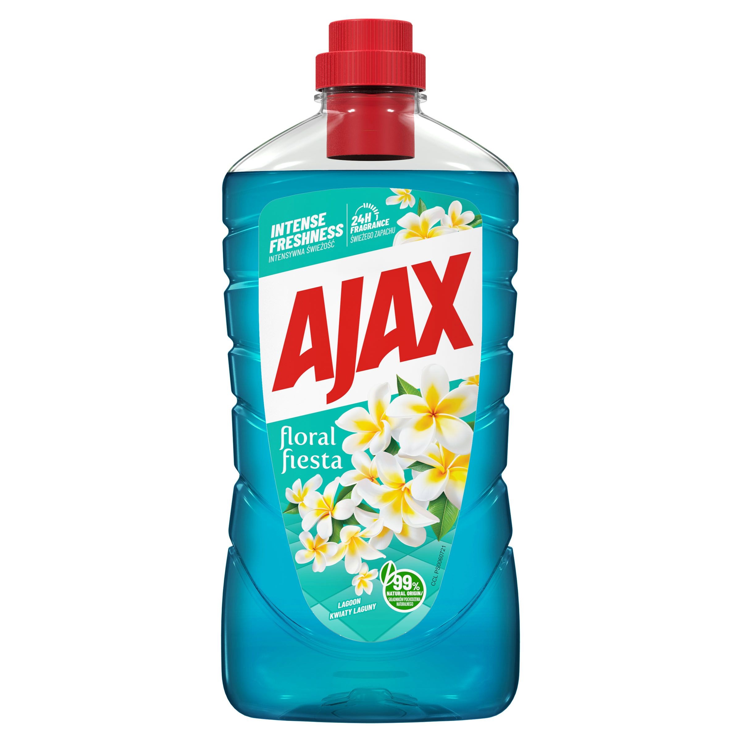 Drogerie a kosmetika - Ajax Univerzální čistící prostředek Floral Fiesta Lagoon Flowers modrý 1 l
