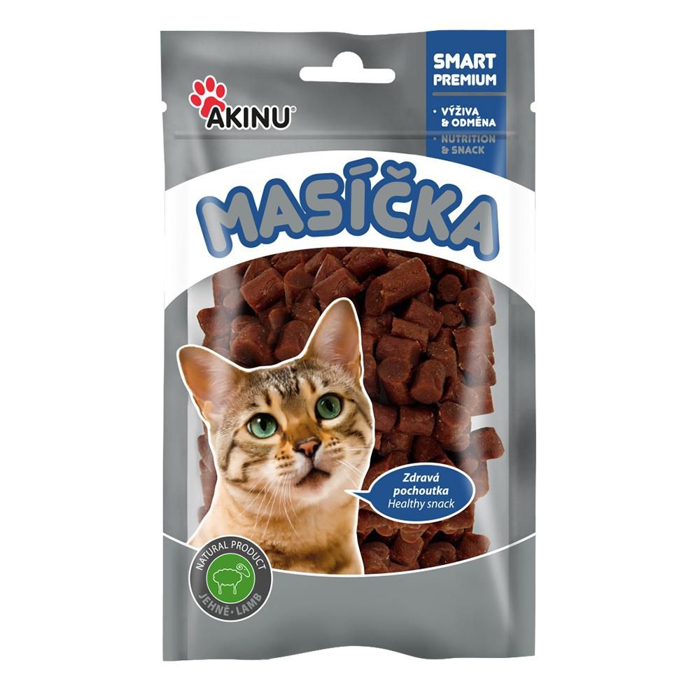Svět zvířat - AK Jehněčí kousky pro kočky 50g