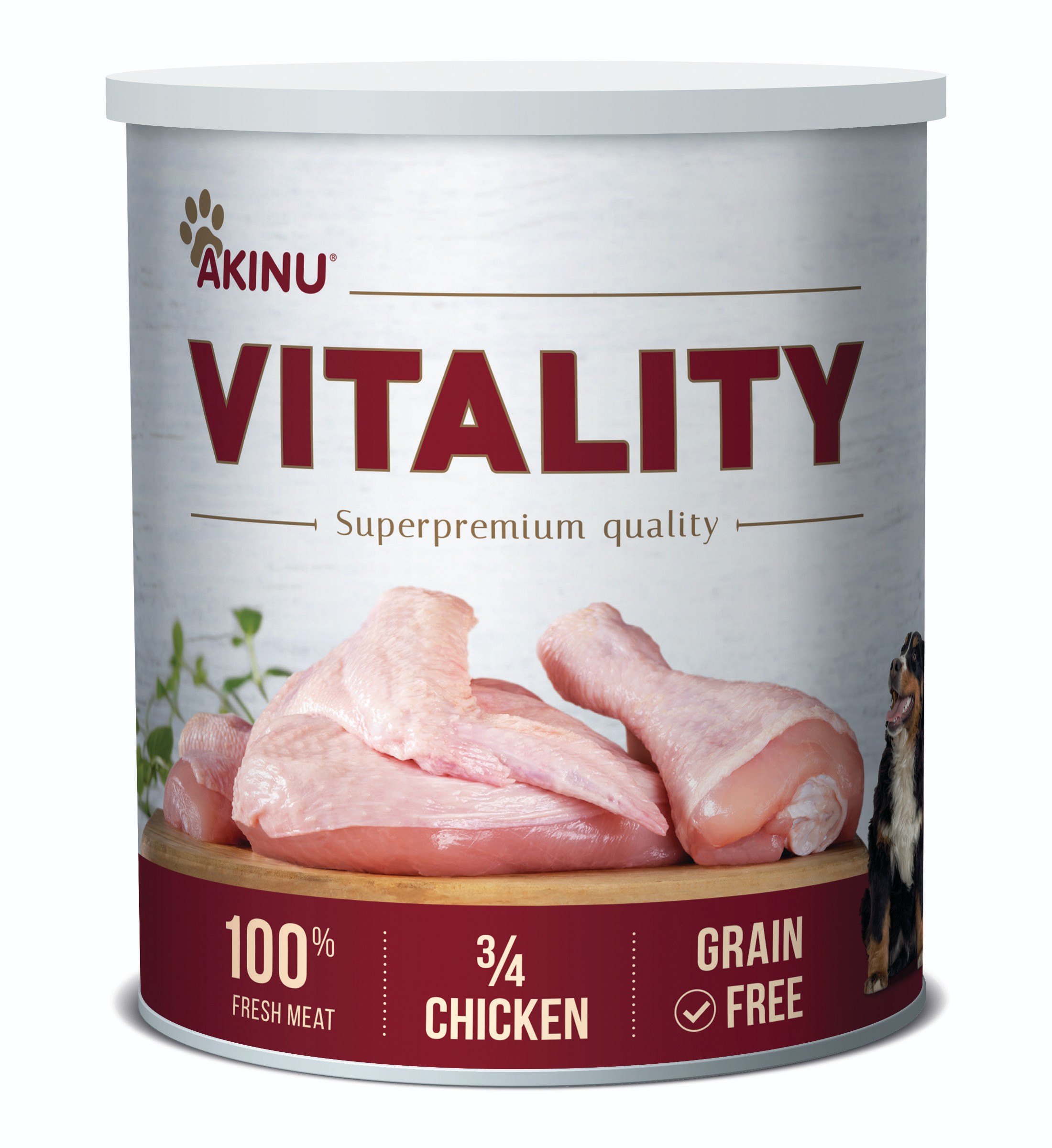 Svět zvířat - AK VITALITY 3/4 kuřete pro psy 800g