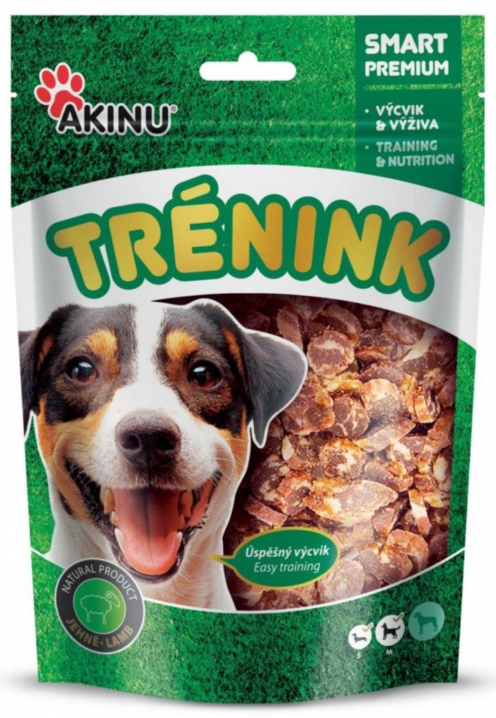 Svět zvířat - Akinu Jehně, treska trénink pro psy 120g