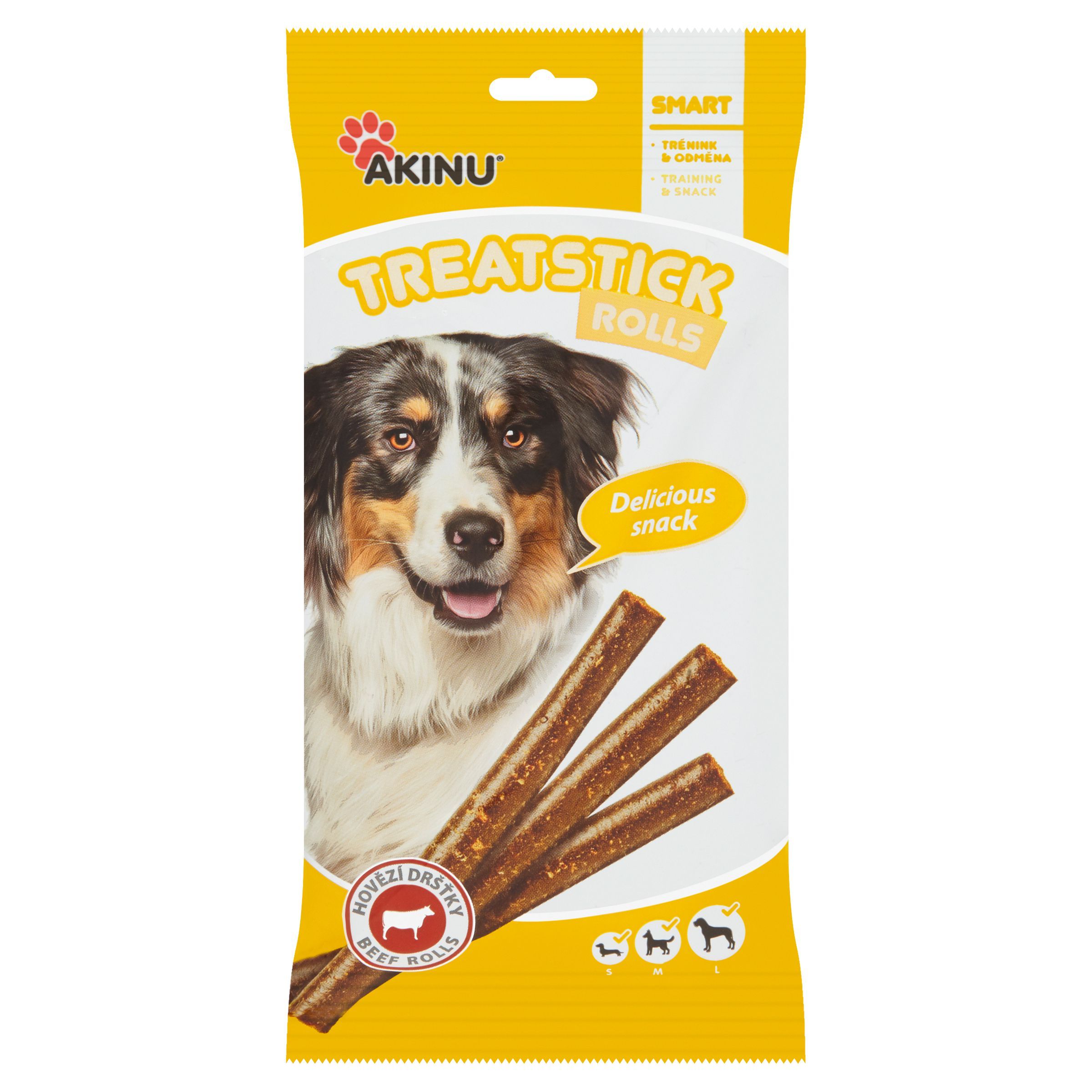 Svět zvířat - Akinu Treatstick tyčinky s dršťkami 12 ks 120 g