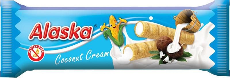 Zdravý svět - Alaska Kukuřičné trubičky kokos bezlepkové 18 g