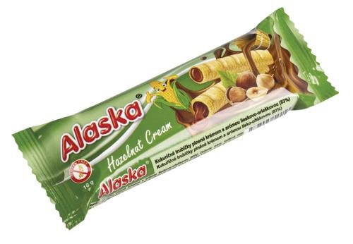 Trvanlivé potraviny - Alaska Lískový oříšek trubičky 18 g