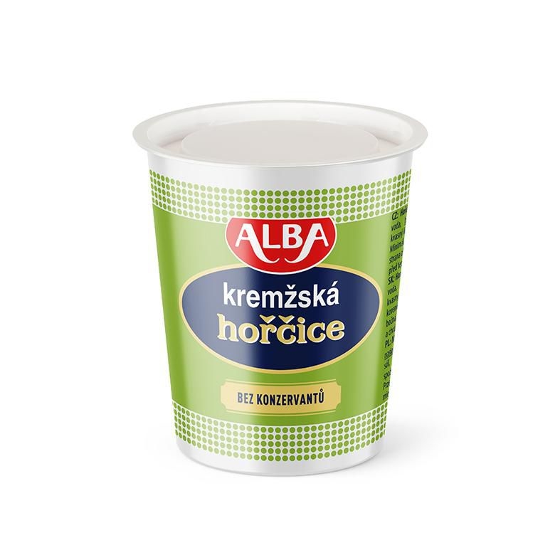 Trvanlivé potraviny - Alba Plus Kremžská hořčice 200 g