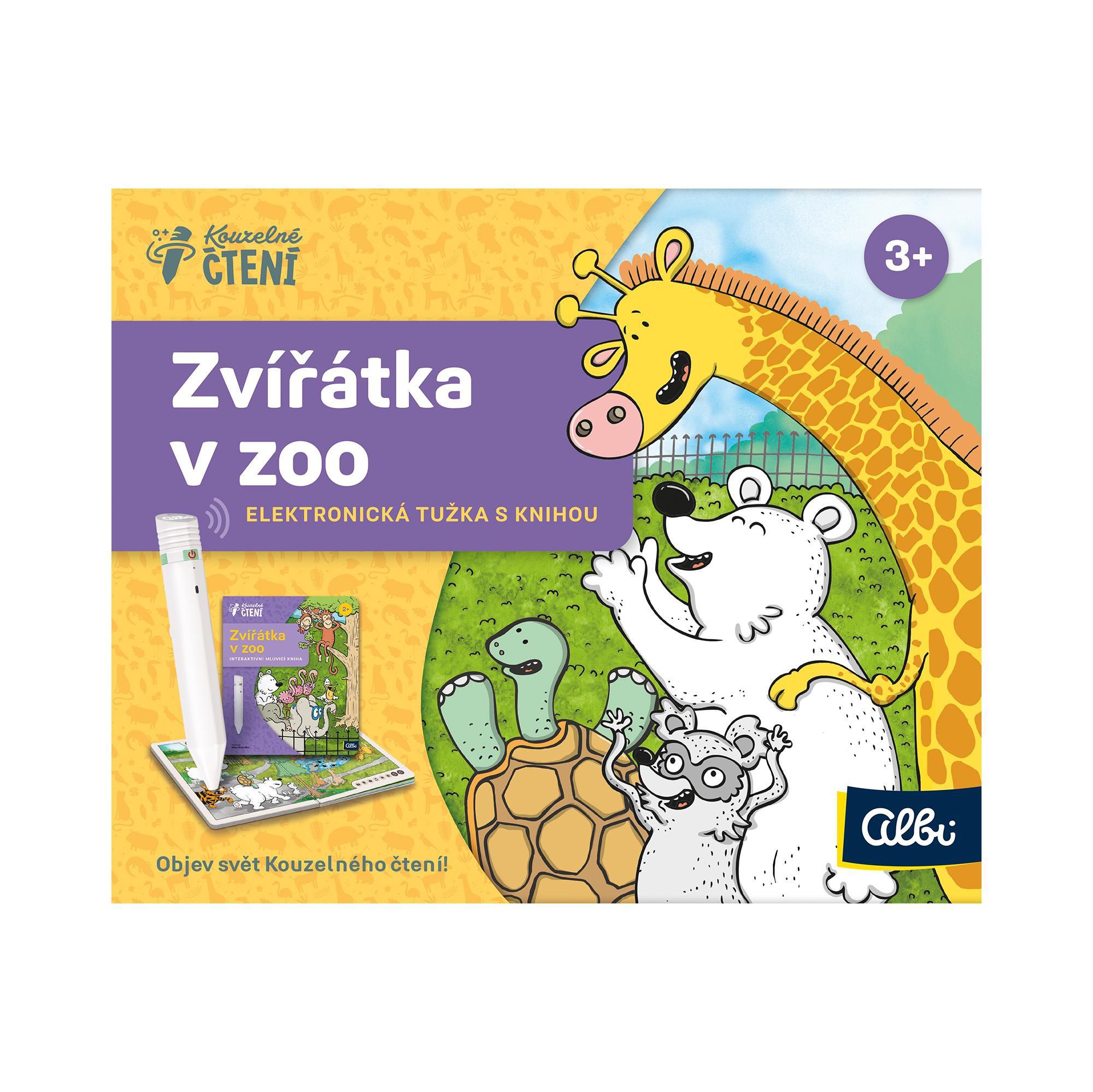 Albi Kouzelné Čtení 2.0 Albi tužka + Zvířátka v ZOO R50-1